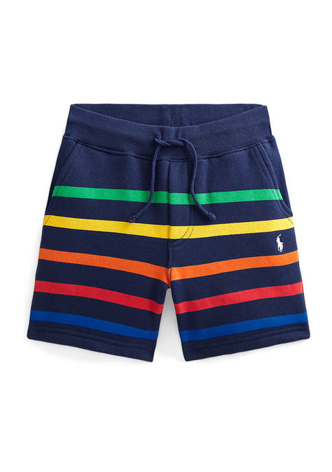 Ralph Lauren Childrenswear Boys 4-7 Striped Fleece Shorts