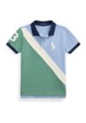 Boys 4-7 Printed Mesh Polo Shirt