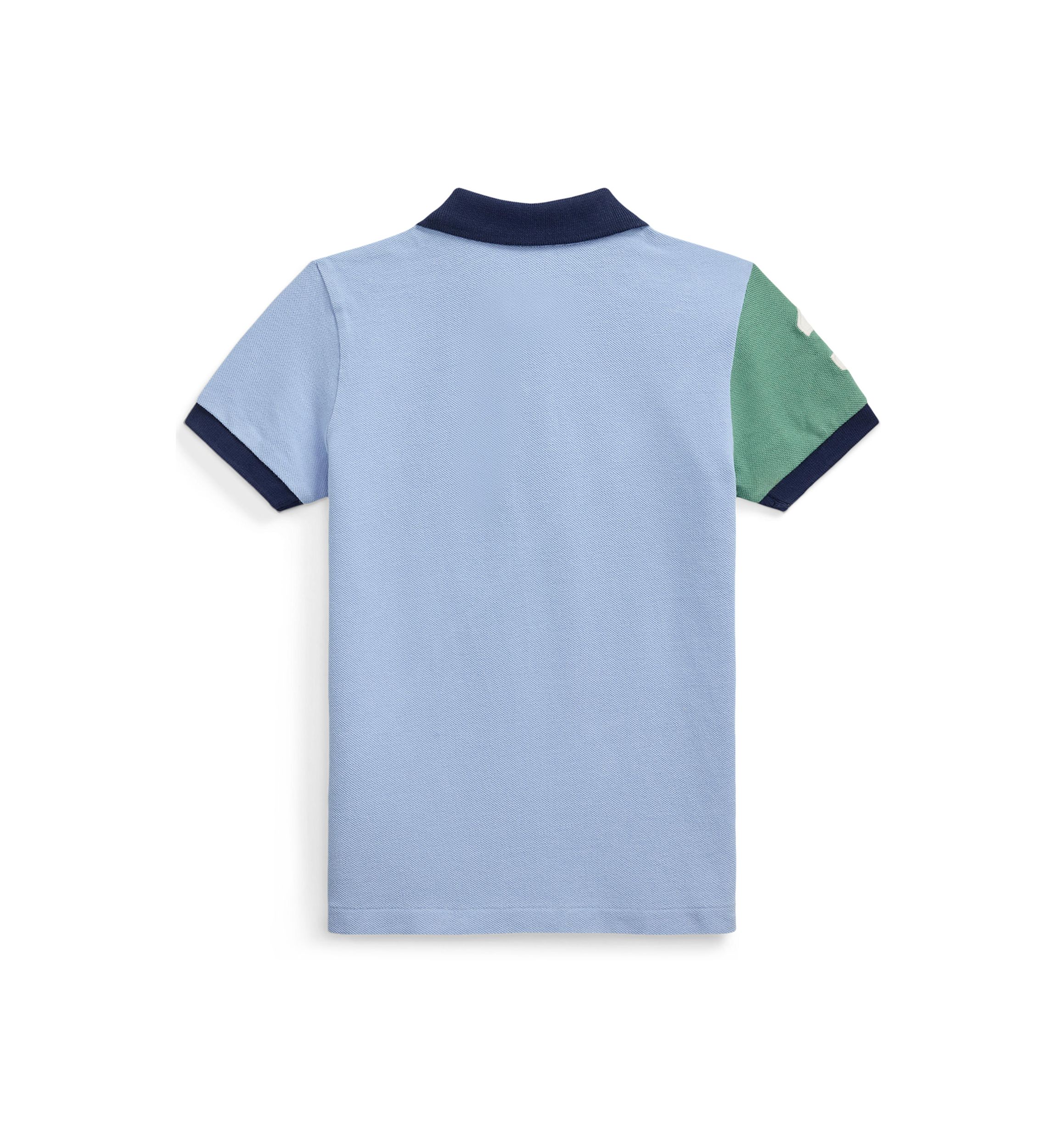 Boys 4-7 Printed Mesh Polo Shirt