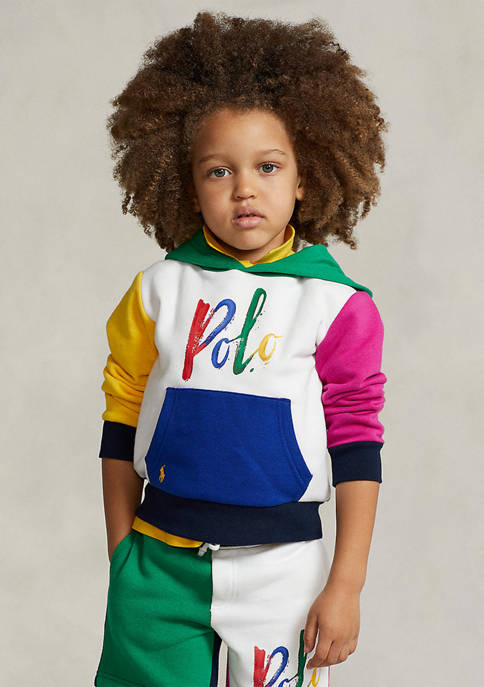 Ralph Lauren Childrenswear Boys 4-7 Color-Blocked Logo Fleece