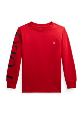 Ralph Lauren Kids Boys T Shirt In Beige 1