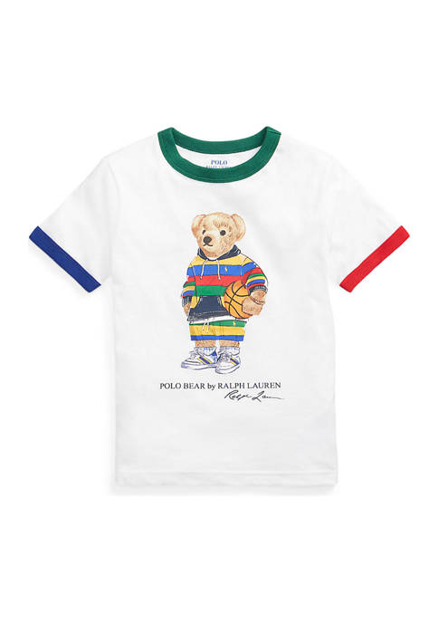 Ralph Lauren Childrenswear Boys 4-7 Polo Bear Cotton