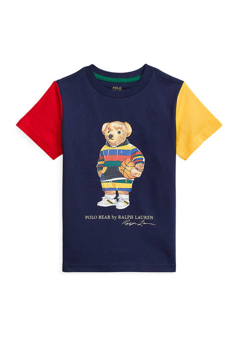 Ralph Lauren Childrenswear Boys 4-7 Polo Bear Color-Blocked
