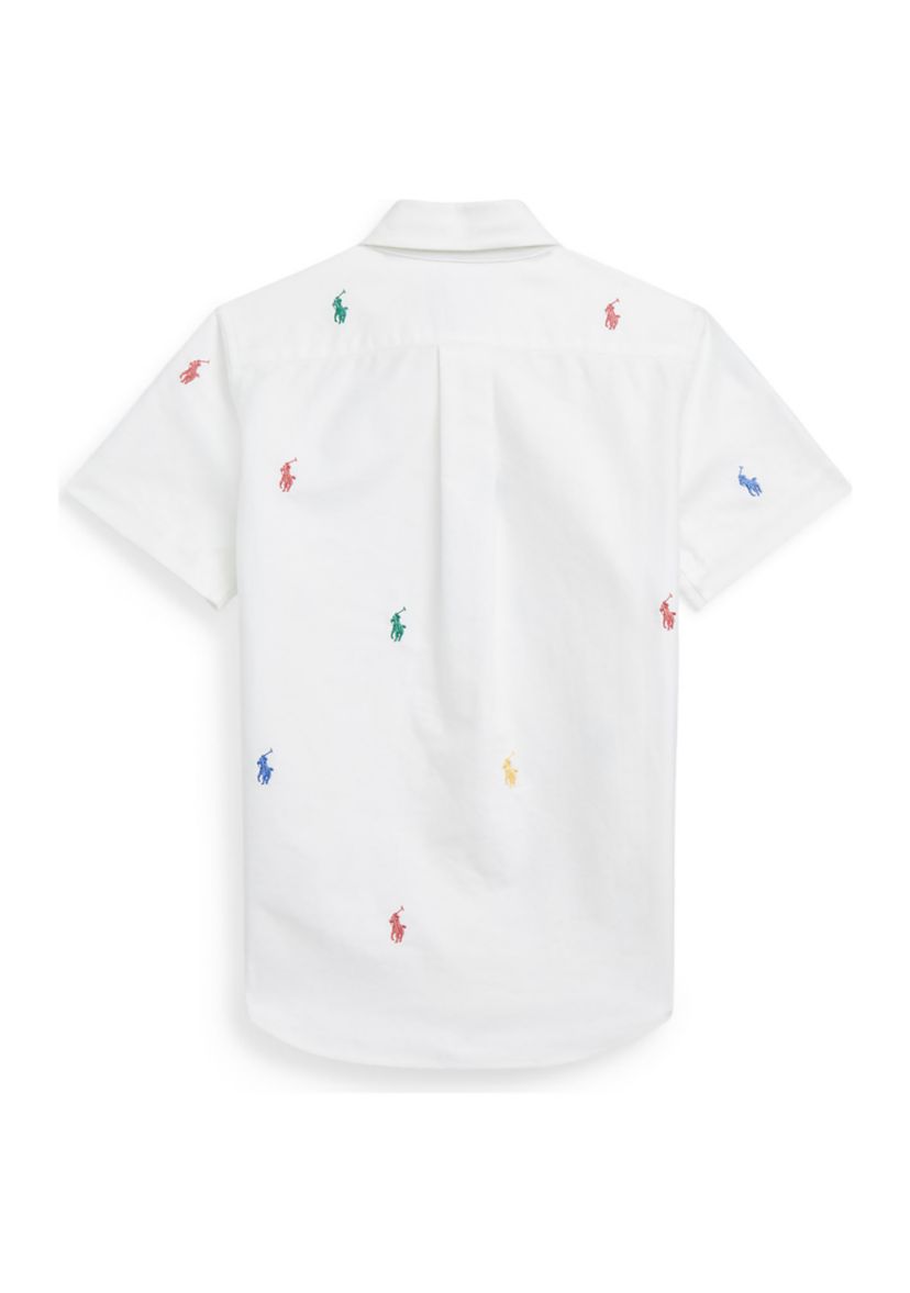 Boys 2-7 Polo Pony Oxford Short Sleeve Shirt