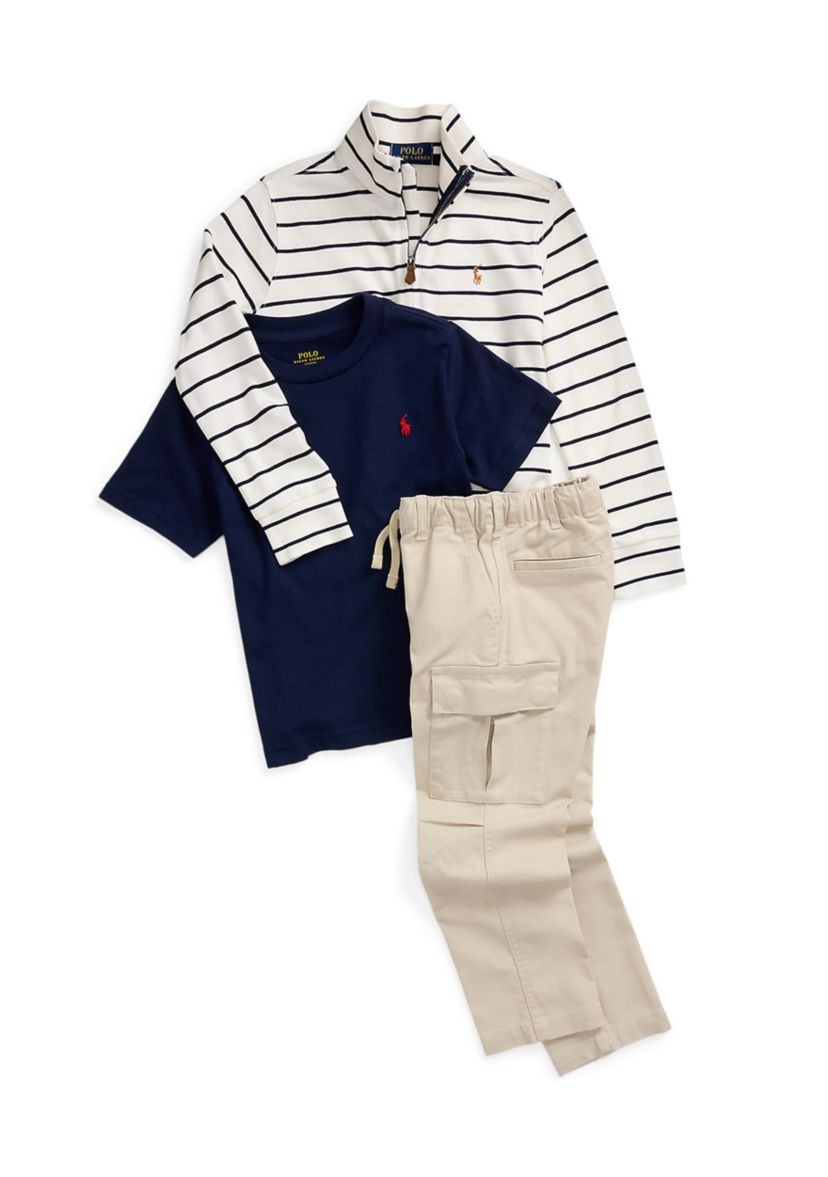 Boys 2-7 Stretch Chino Cargo Pants
