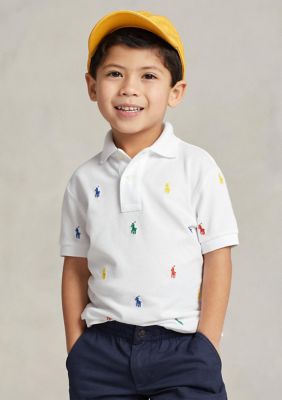 Ralph Lauren Childrenswear Boys 4-7 Polo Pony Cotton Mesh Polo Shirt | belk