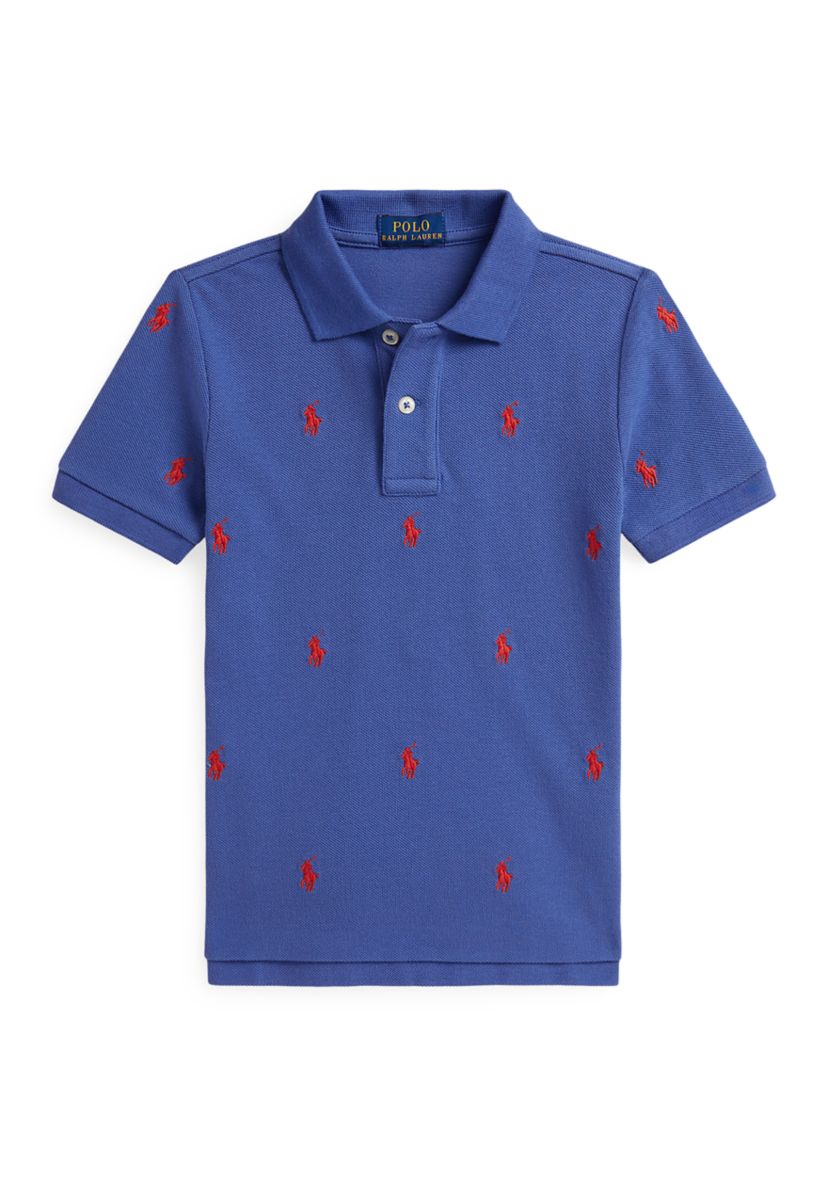 Ralph Lauren Childrenswear Boys 2-7 Polo Pony Cotton Mesh Polo 