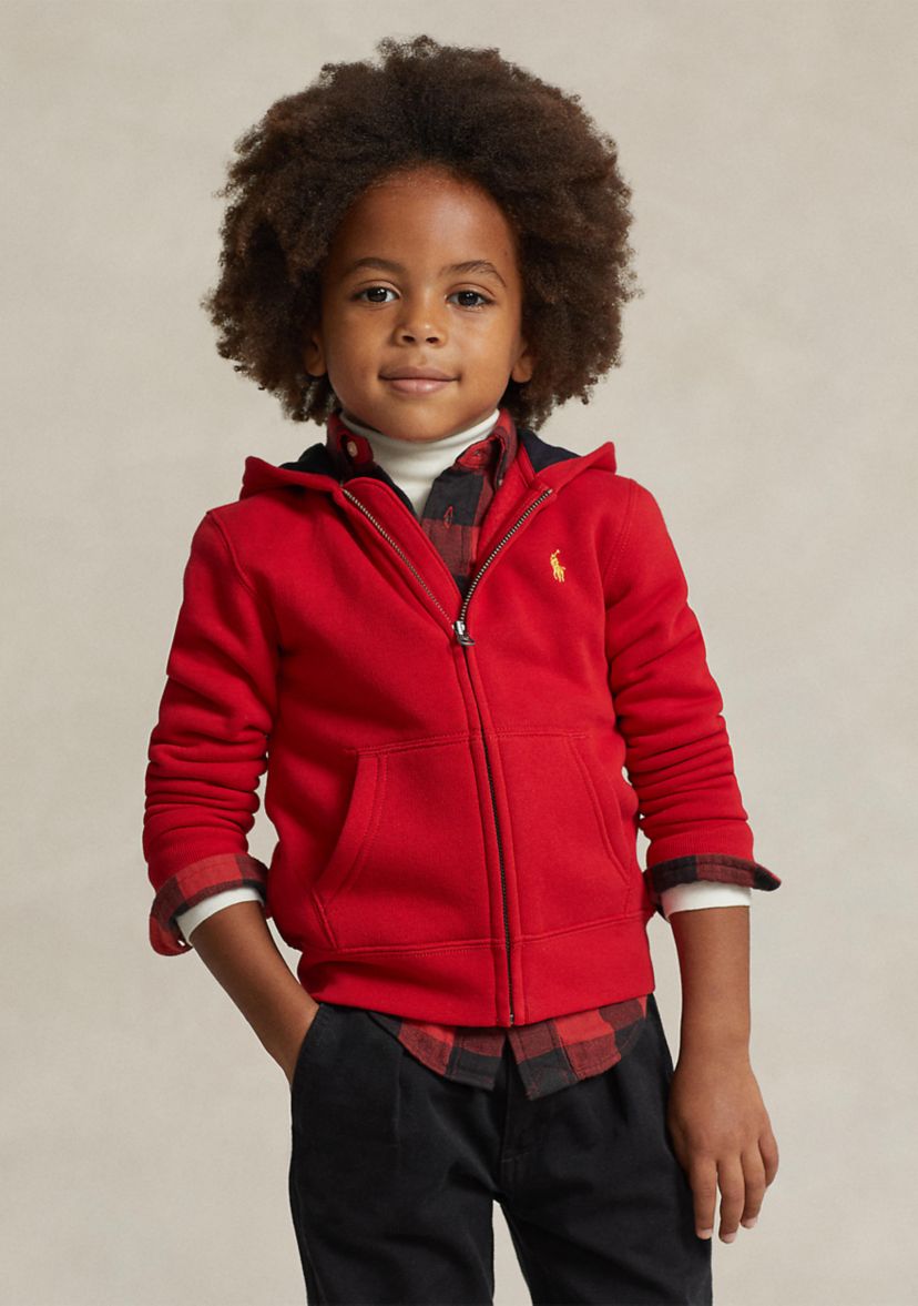 Boys 2-7 Fleece Full Zip Hoodie