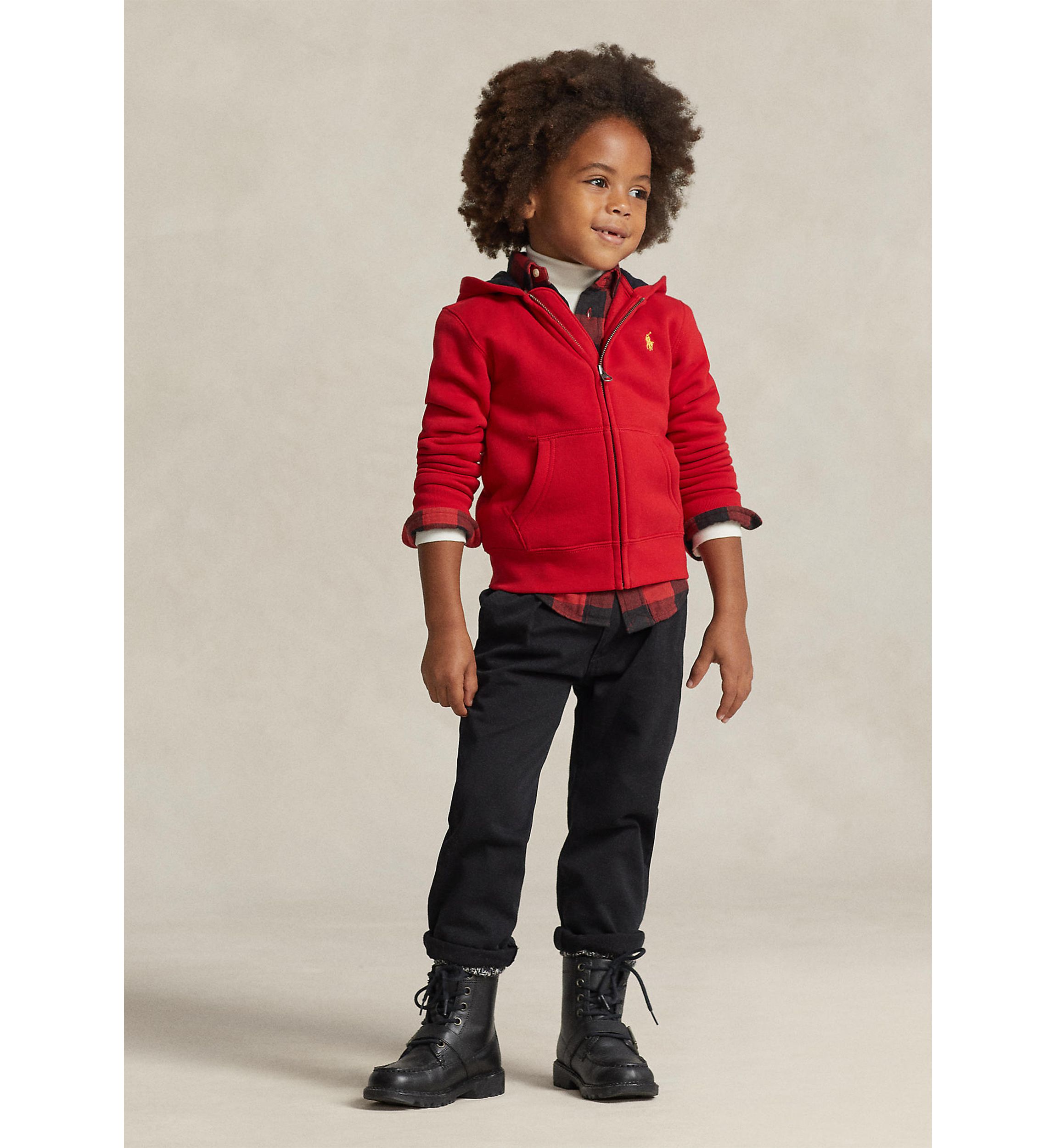 Boys 2-7 Fleece Full Zip Hoodie
