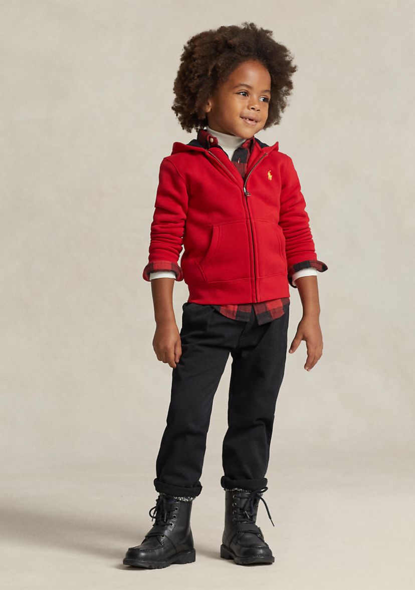 Boys 2-7 Fleece Full Zip Hoodie