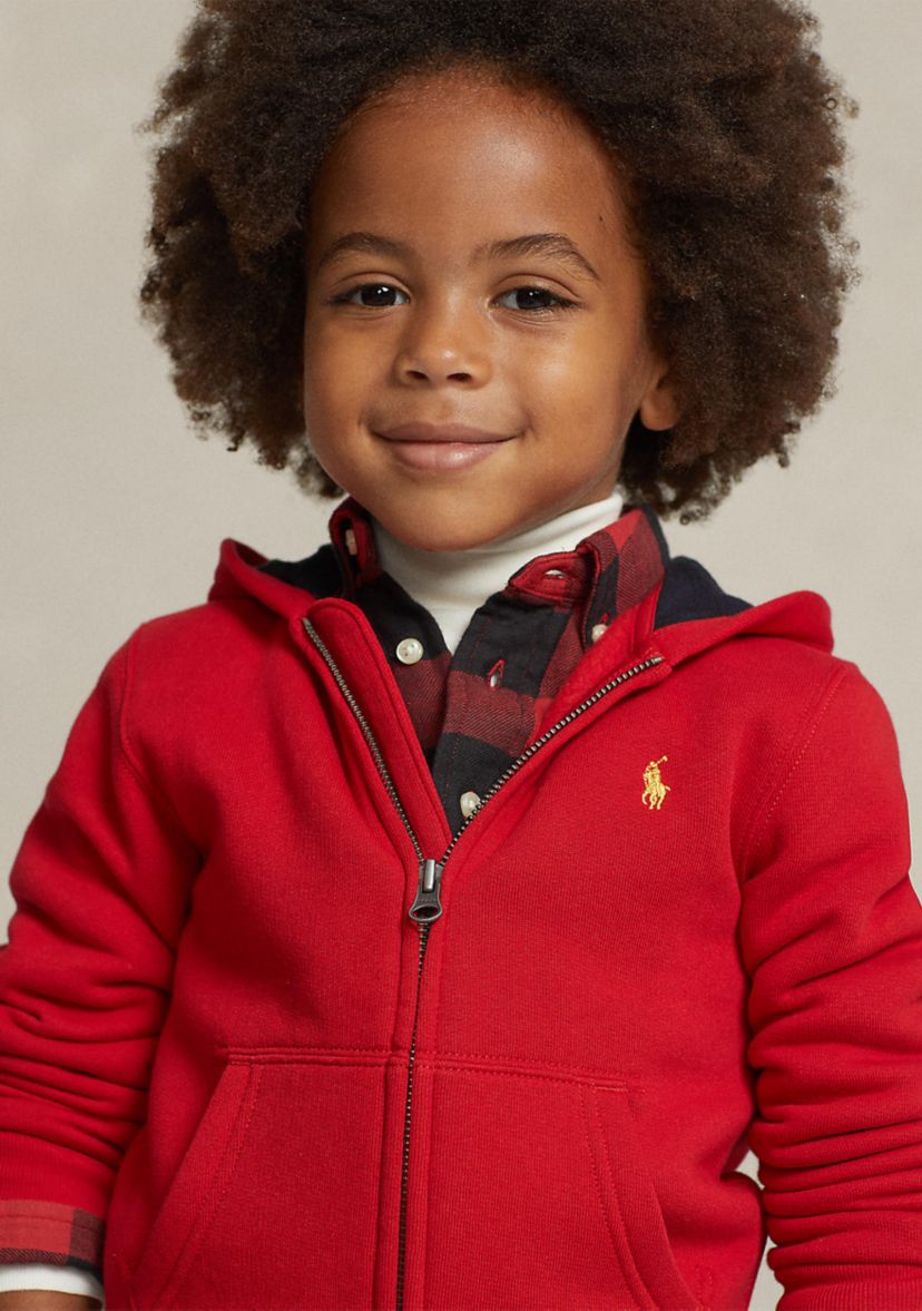 Boys 2-7 Fleece Full Zip Hoodie