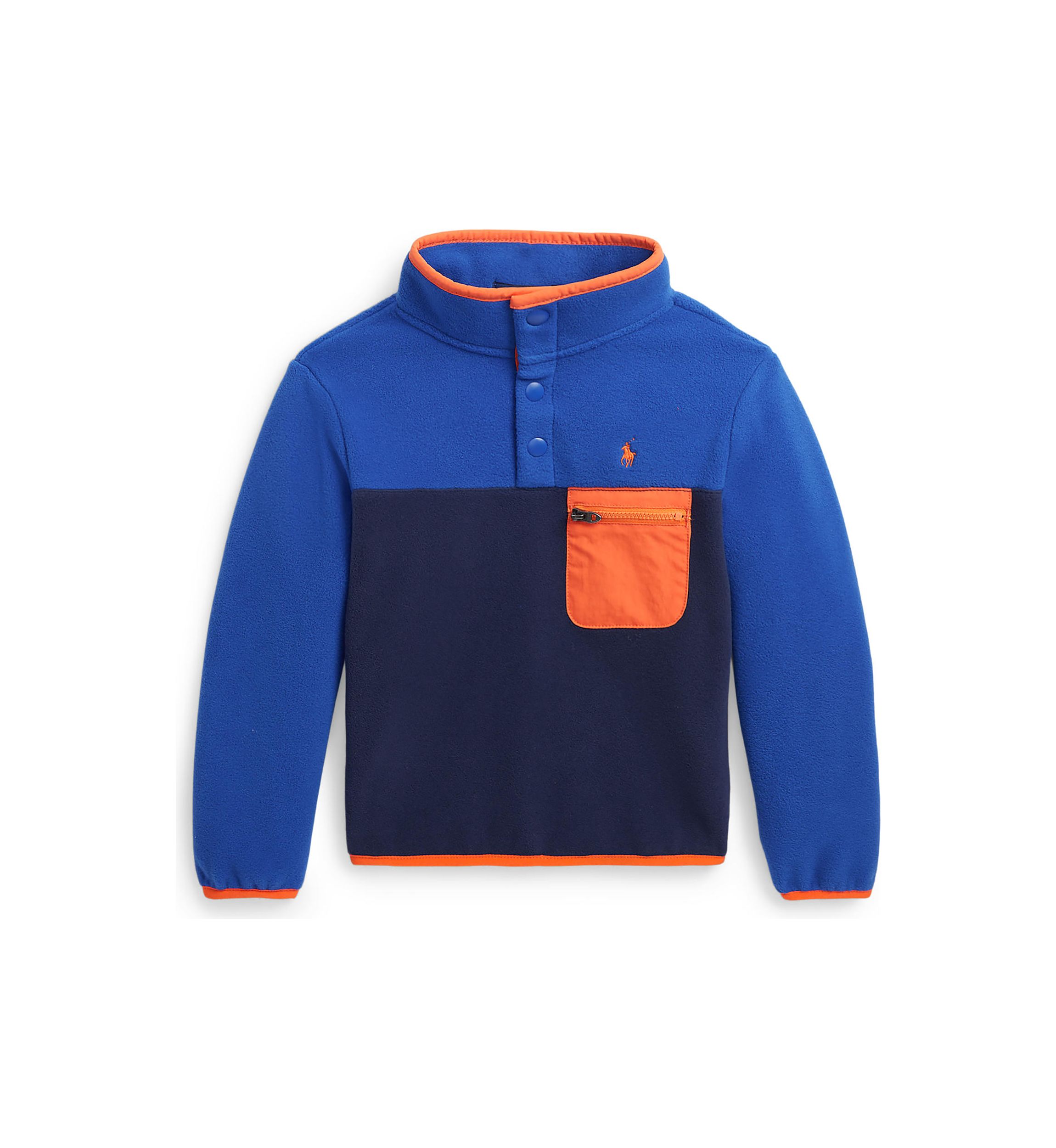 Boys 2-7 Color Blocked Fleece Pullover