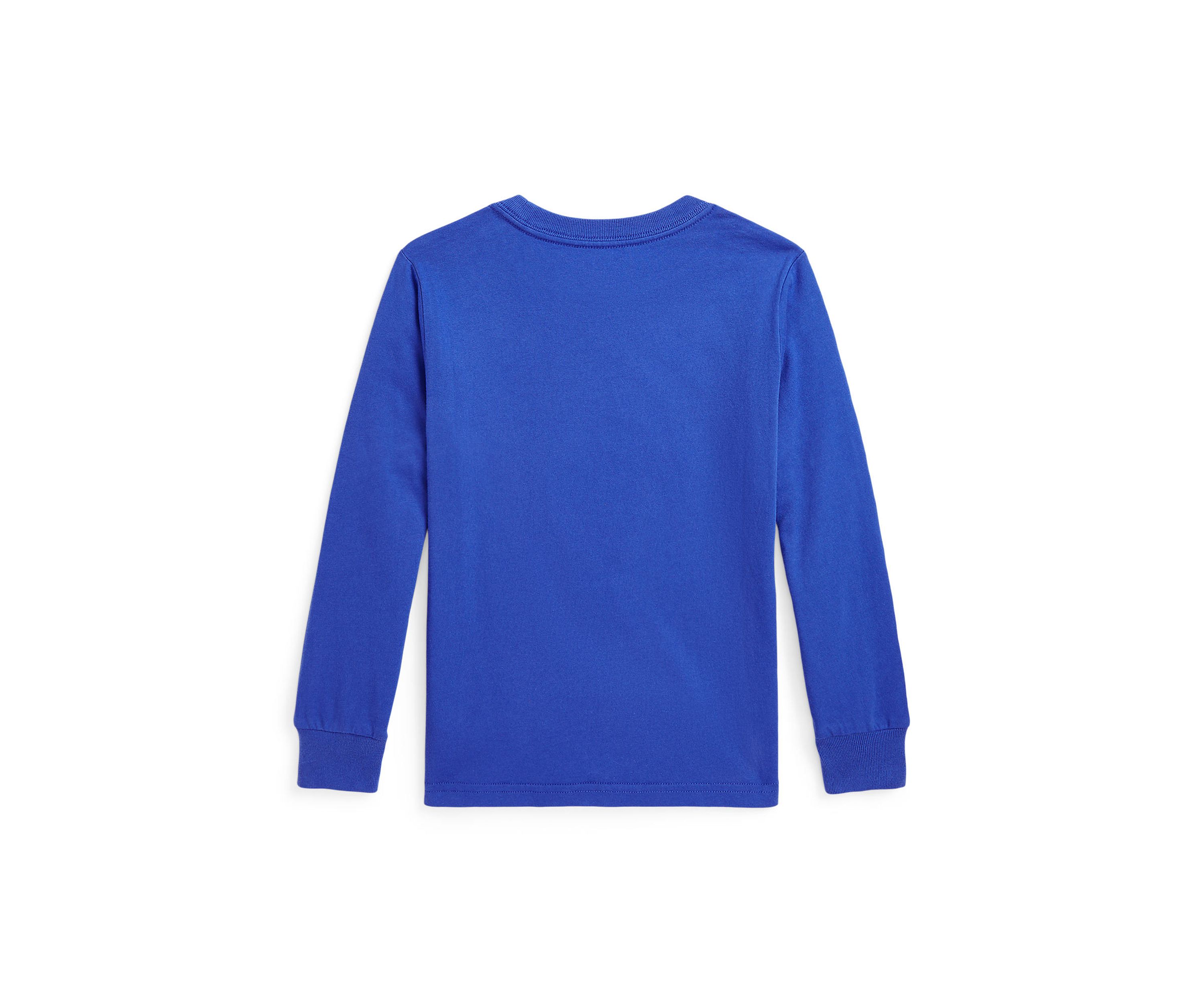 Boys 2-7 Polo Bear Cotton Jersey Long Sleeve T-Shirt