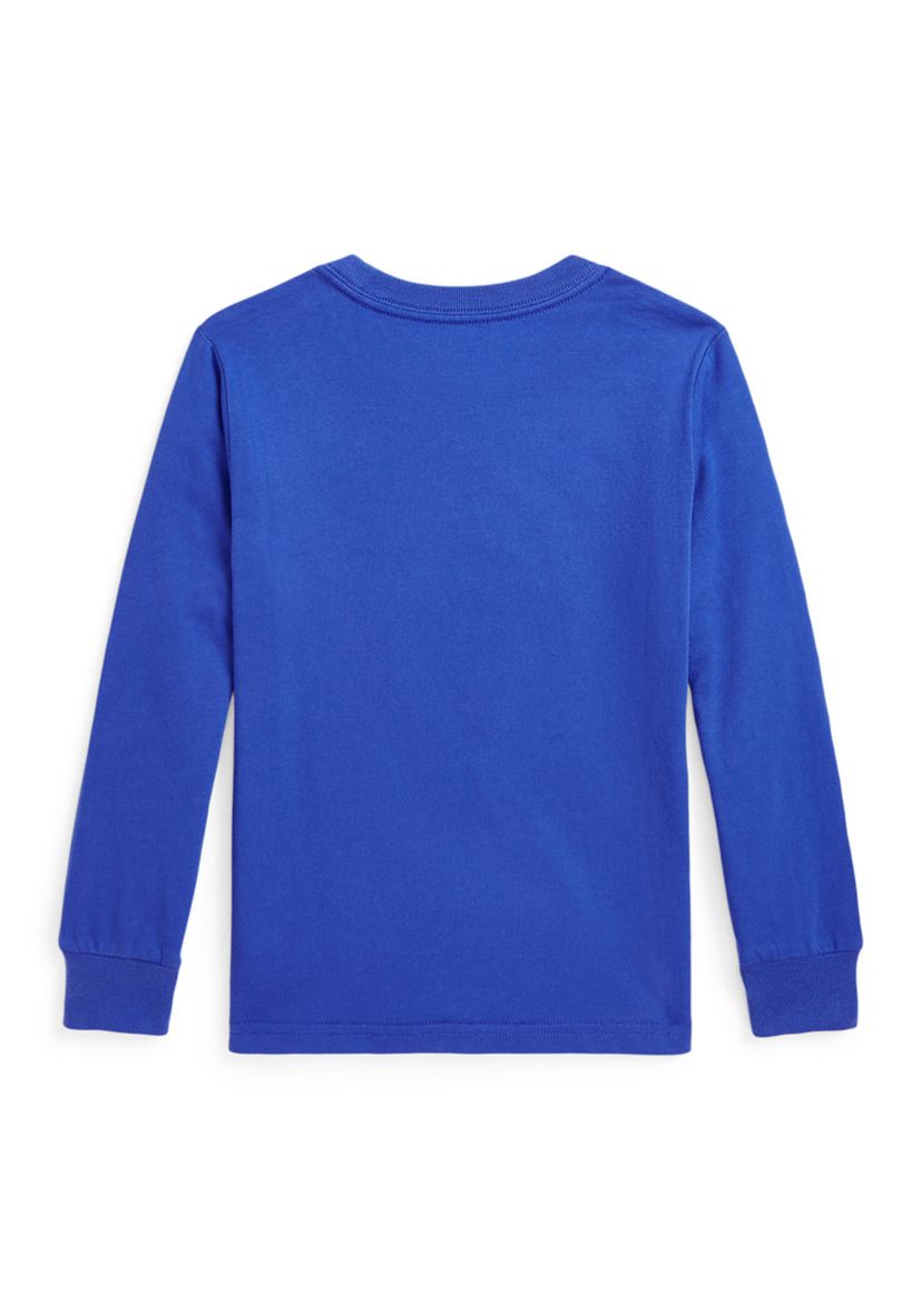 Boys 2-7 Polo Bear Cotton Jersey Long Sleeve T-Shirt