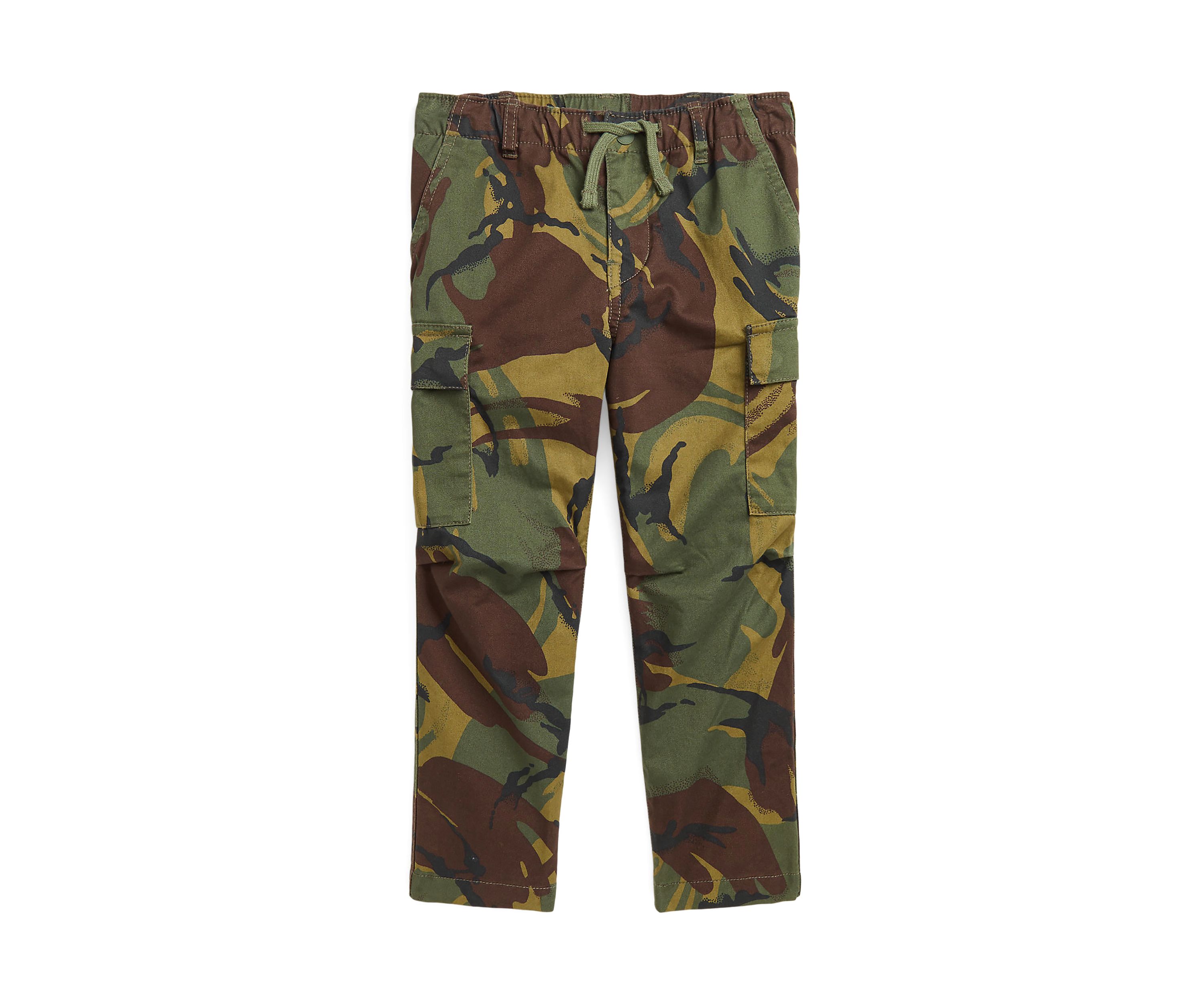 Boys 4-7 Camo Stretch Chino Cargo Pants