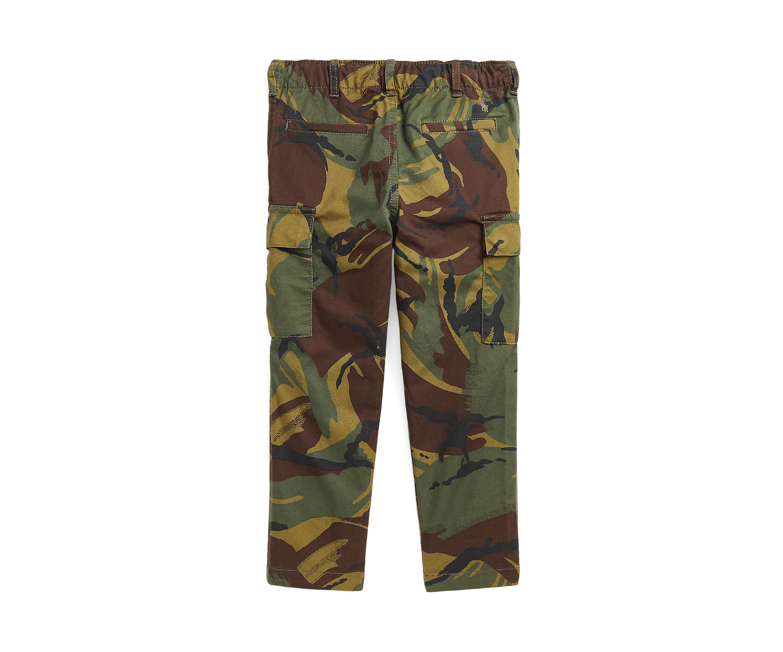 Boys 4-7 Camo Stretch Chino Cargo Pants