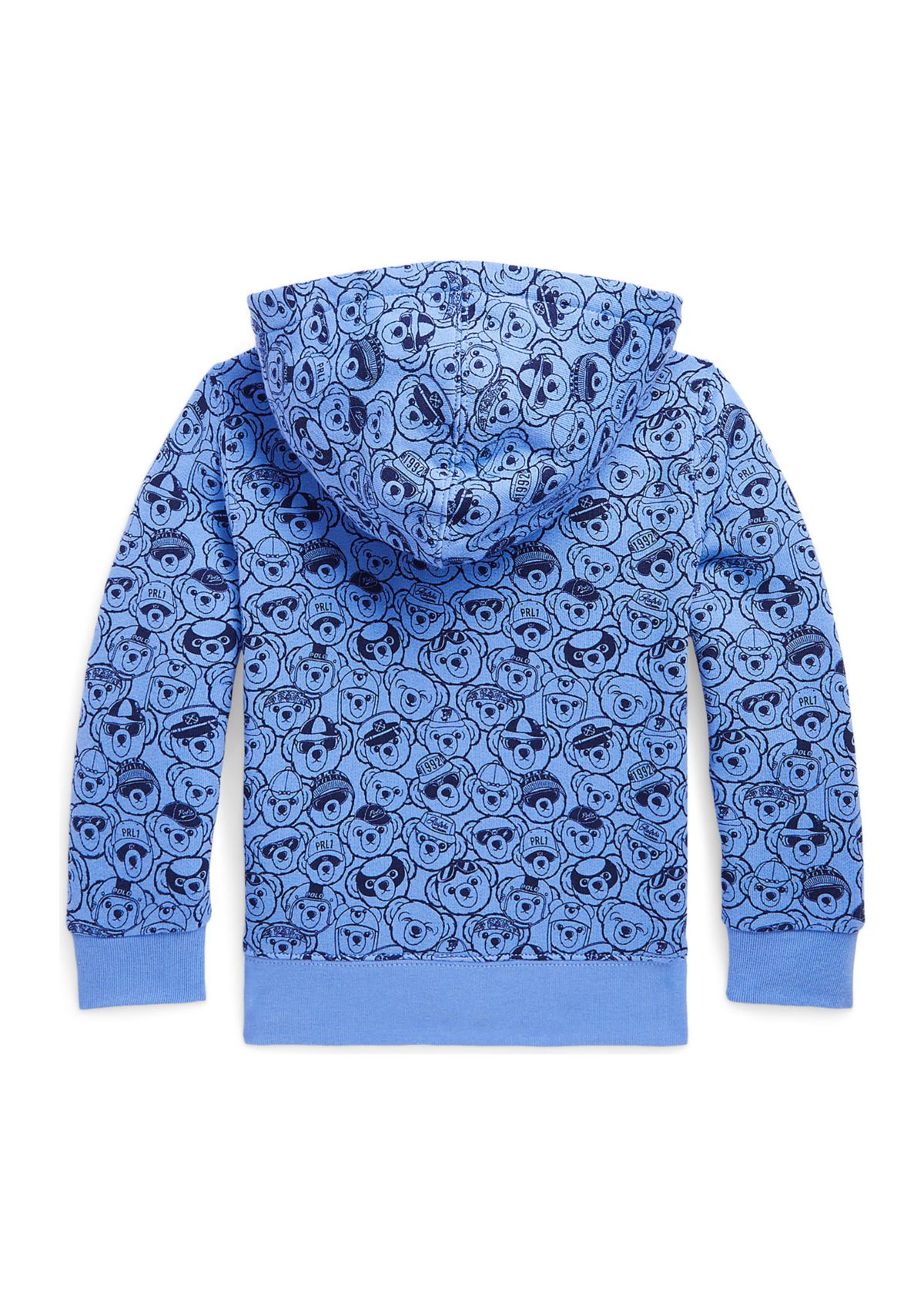 Boys 4-7 Polo Bear Fleece Full Zip Hoodie