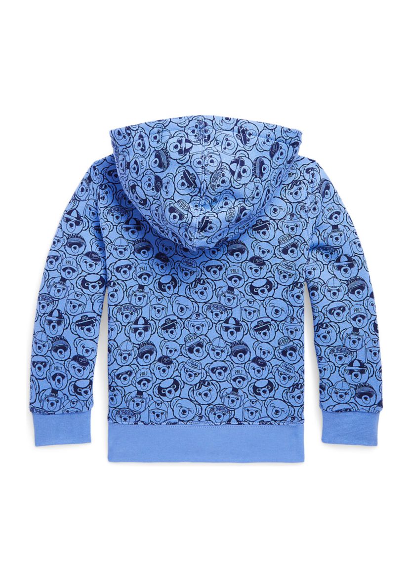 Boys 4-7 Polo Bear Fleece Full Zip Hoodie