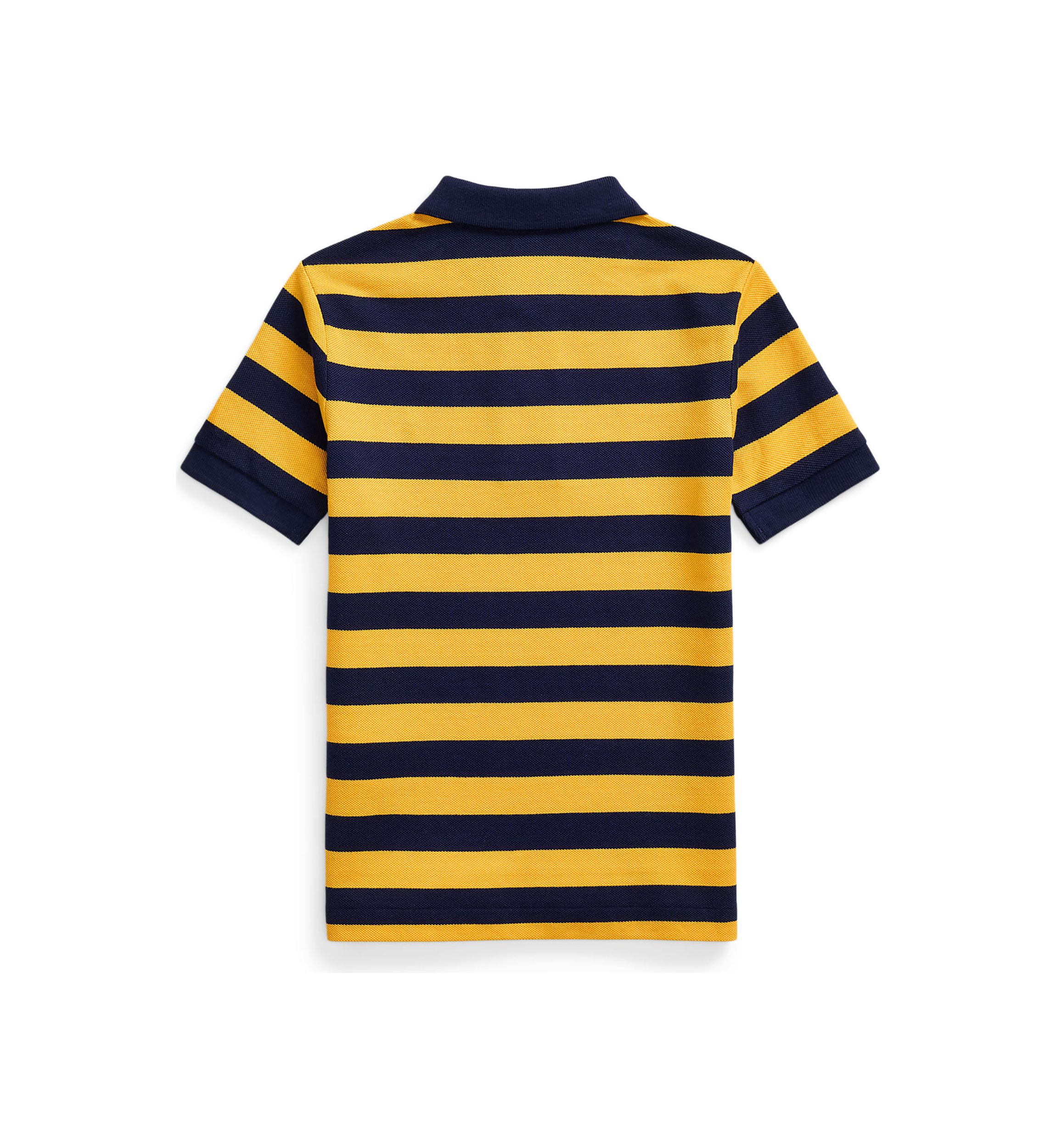 Boys 2-7 Striped Cotton Mesh Polo Shirt