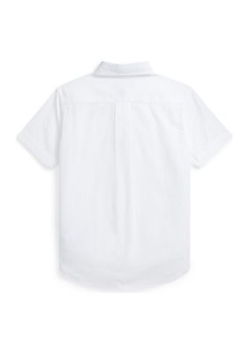 Boys 2-7 Cotton Seersucker Short Sleeve Shirt