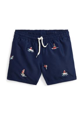 Ralph Lauren Childrenswear Boys 4-7 Traveler Swim Trunks