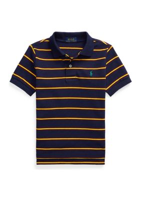 Ralph Lauren Childrenswear Boys 2-7 Striped Cotton Mesh Polo Shirt