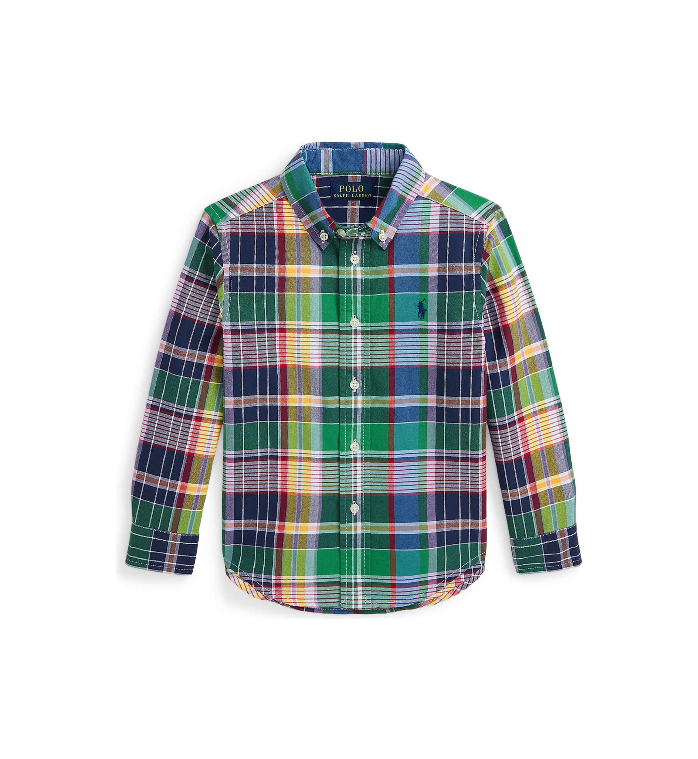 Baby Boys Plaid Cotton Oxford Shirt
