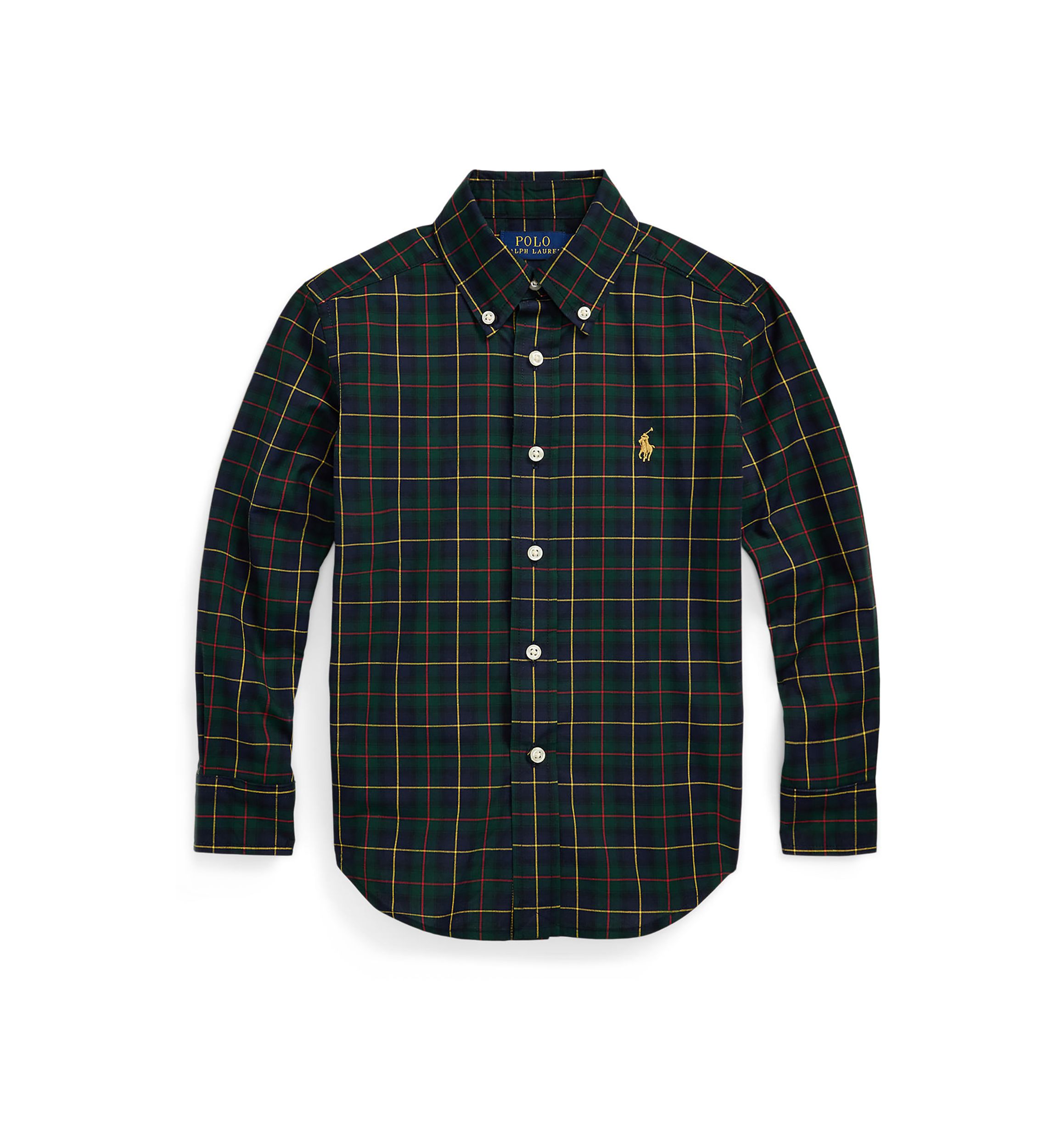 Boys 2-7 Plaid Poplin Shirt