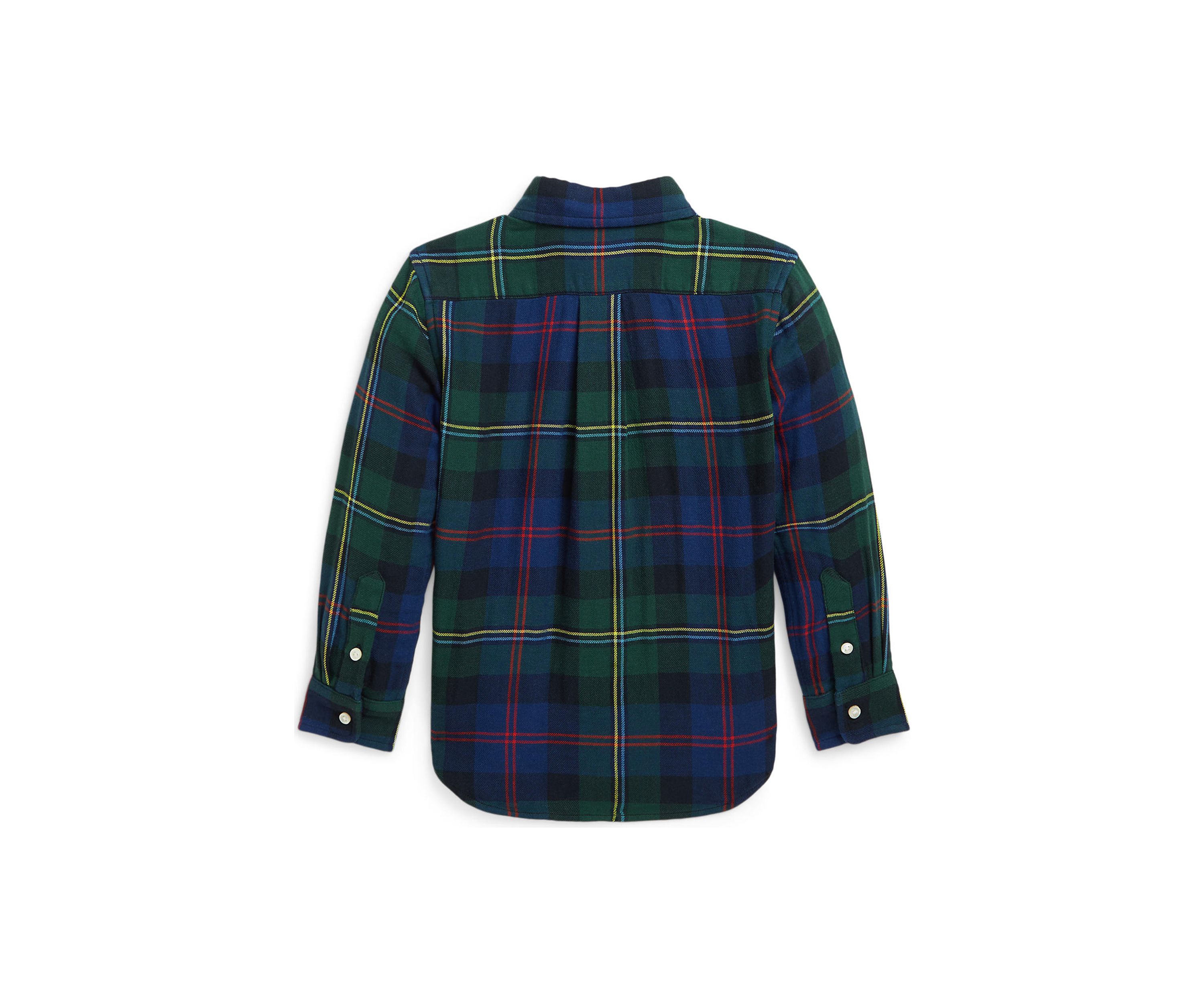 Boys 2-7 Buffalo Check Double Faced Cotton Shirt
