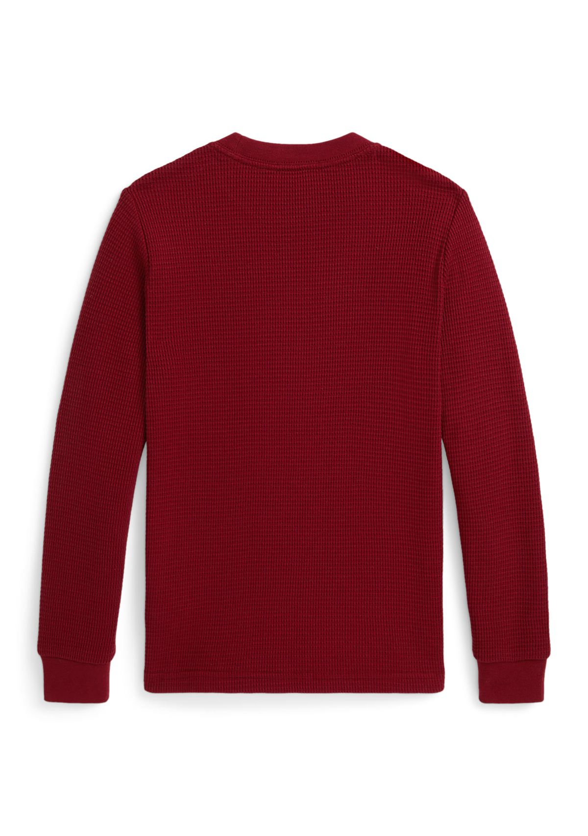 Boys 2-7 Waffle-Knit Cotton Long-Sleeve T-Shirt