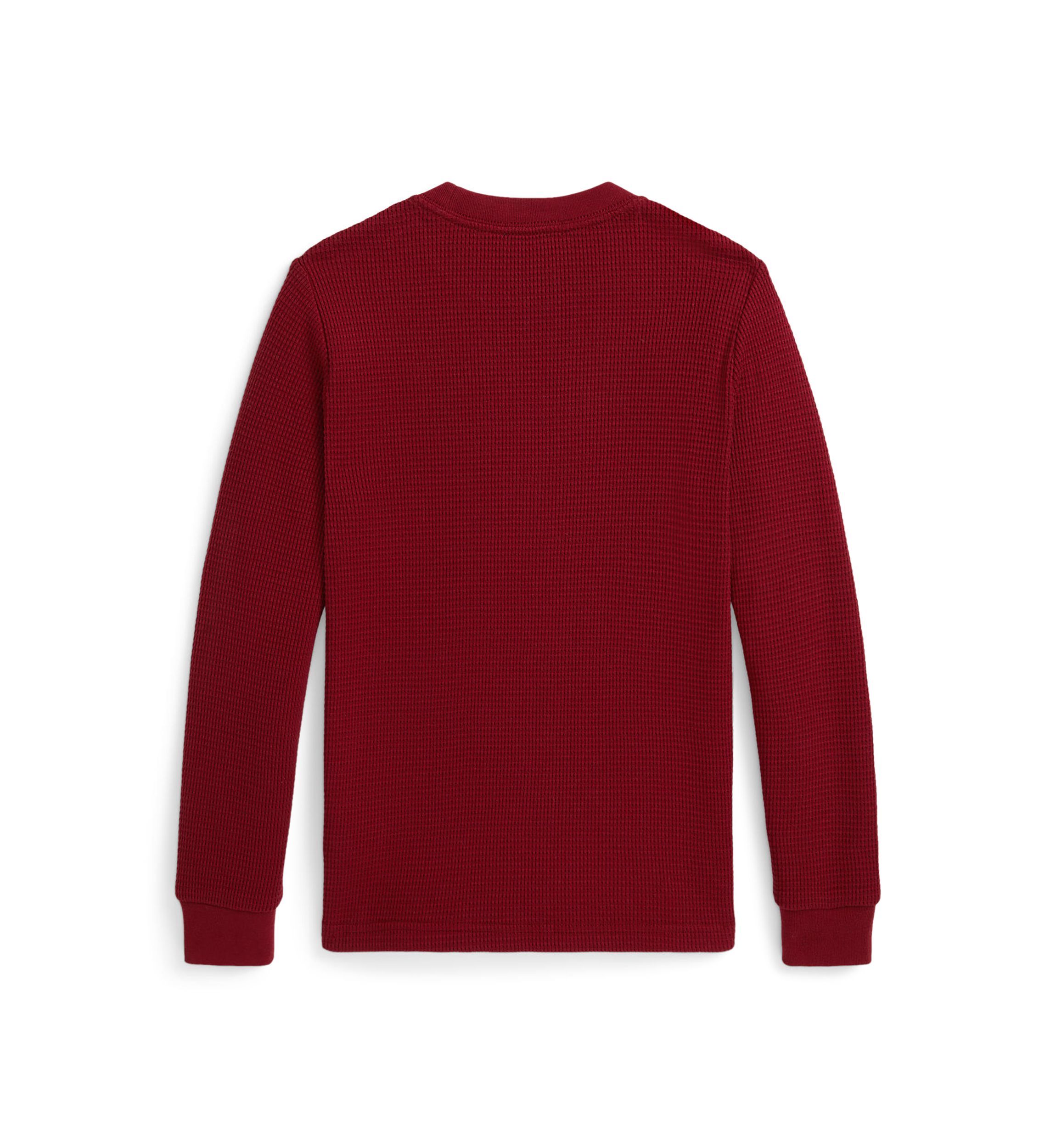 Boys 2-7 Waffle-Knit Cotton Long-Sleeve T-Shirt