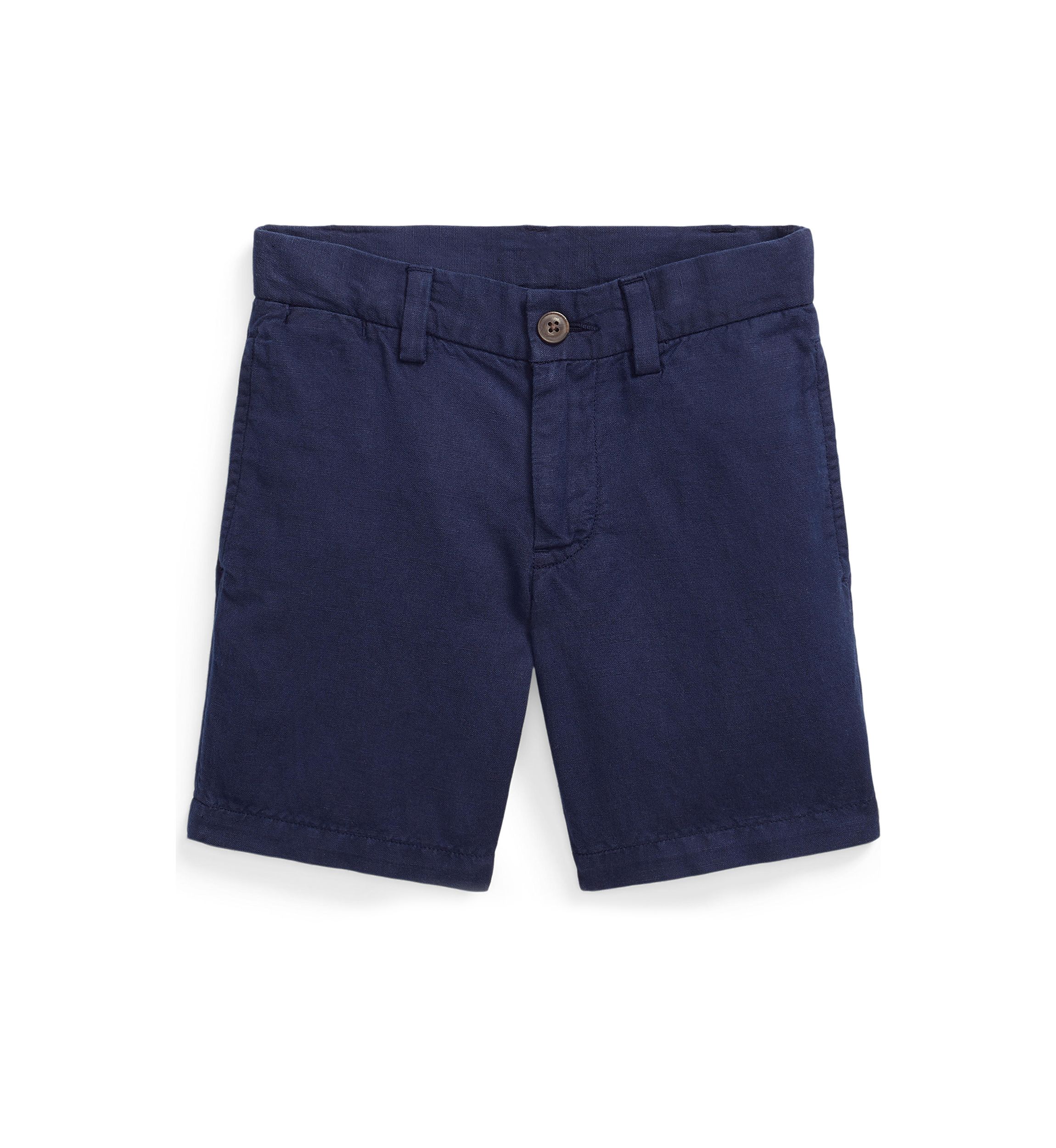 Boys 2-7 Straight Fit Linen-Cotton Shorts 