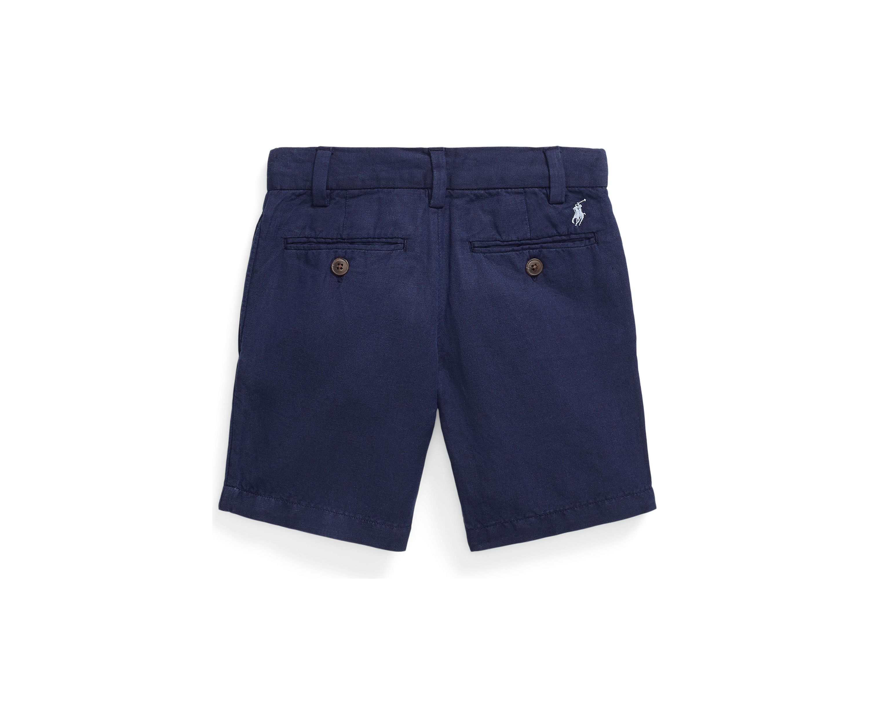 Boys 2-7 Straight Fit Linen-Cotton Shorts 