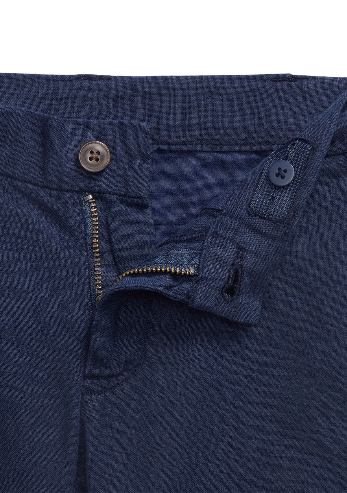Boys 2-7 Straight Fit Linen-Cotton Shorts 