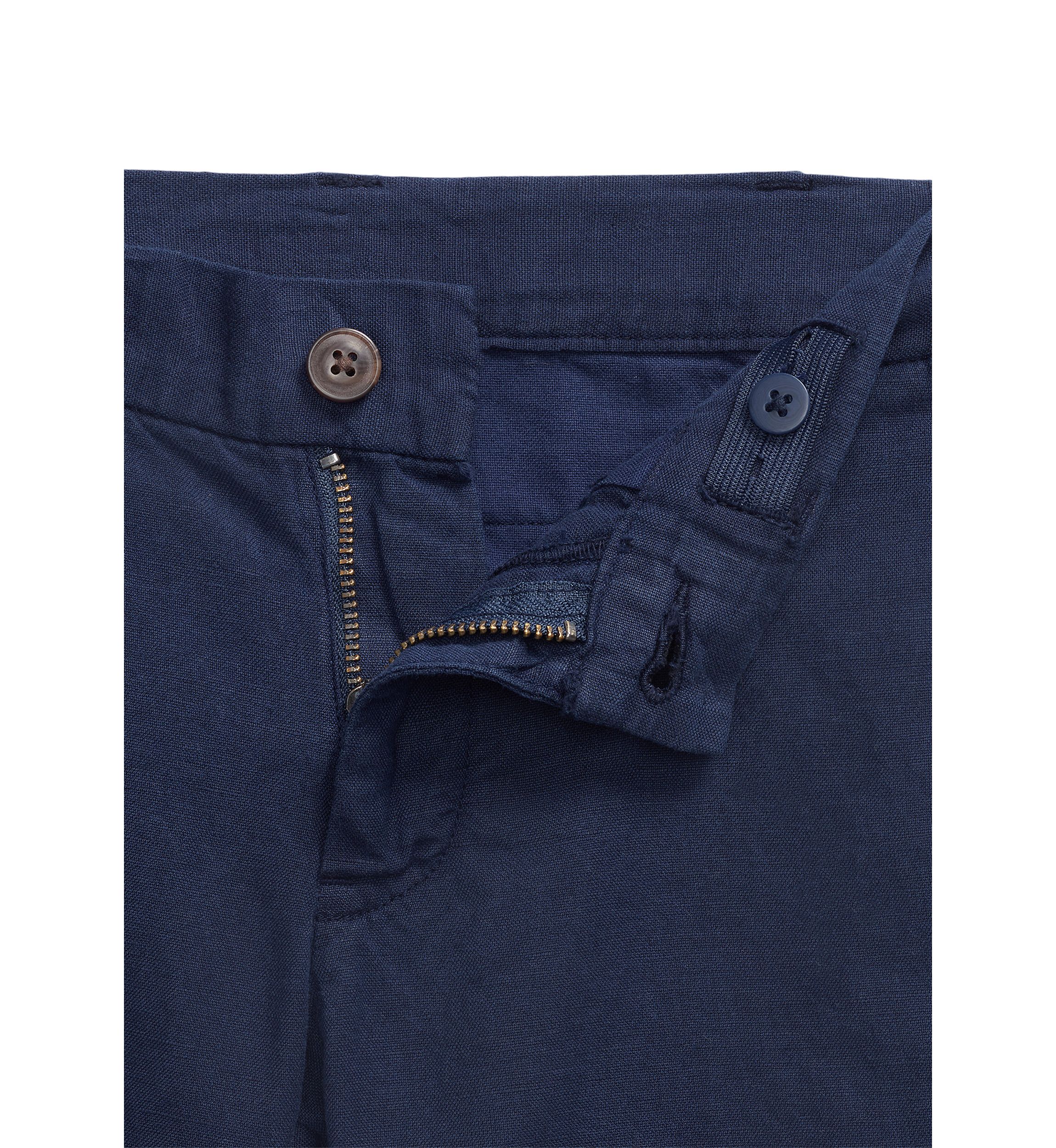 Boys 2-7 Straight Fit Linen-Cotton Shorts 