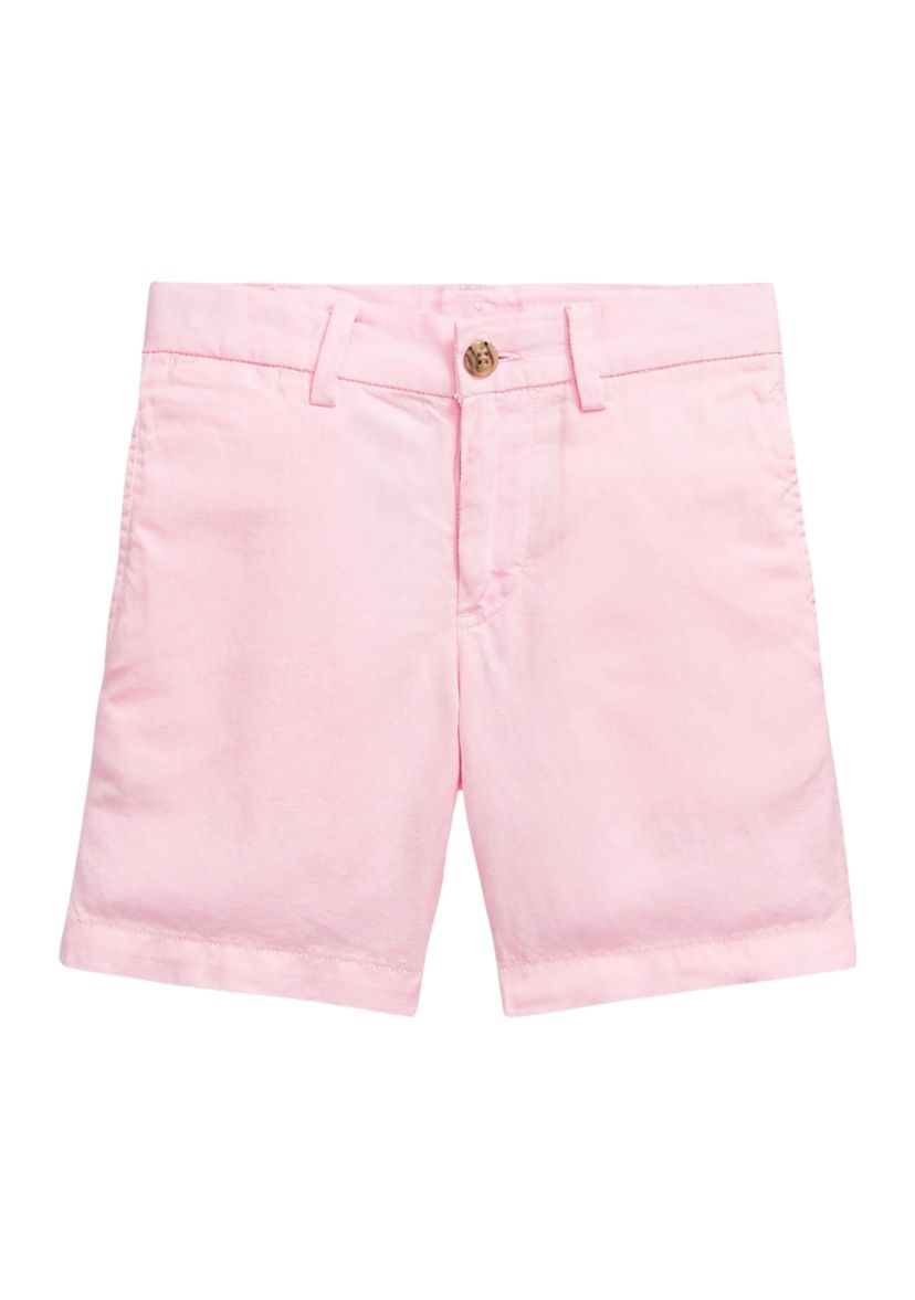Boys 2-7 Straight Fit Linen Cotton Shorts