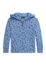 Boys 2-7 Sailboat Print Spa Terry Full Zip Hoodie