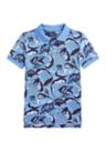 Boys 2-7 Reef Print Cotton Mesh Polo Shirt