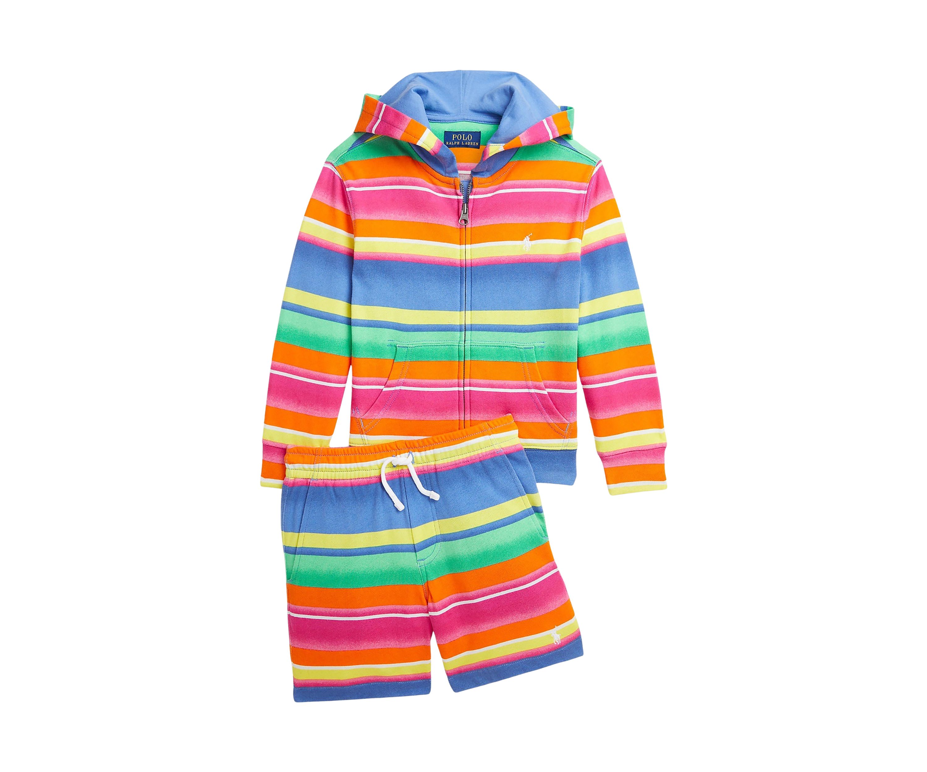 Boys 2-7 Striped Spa Terry Shorts