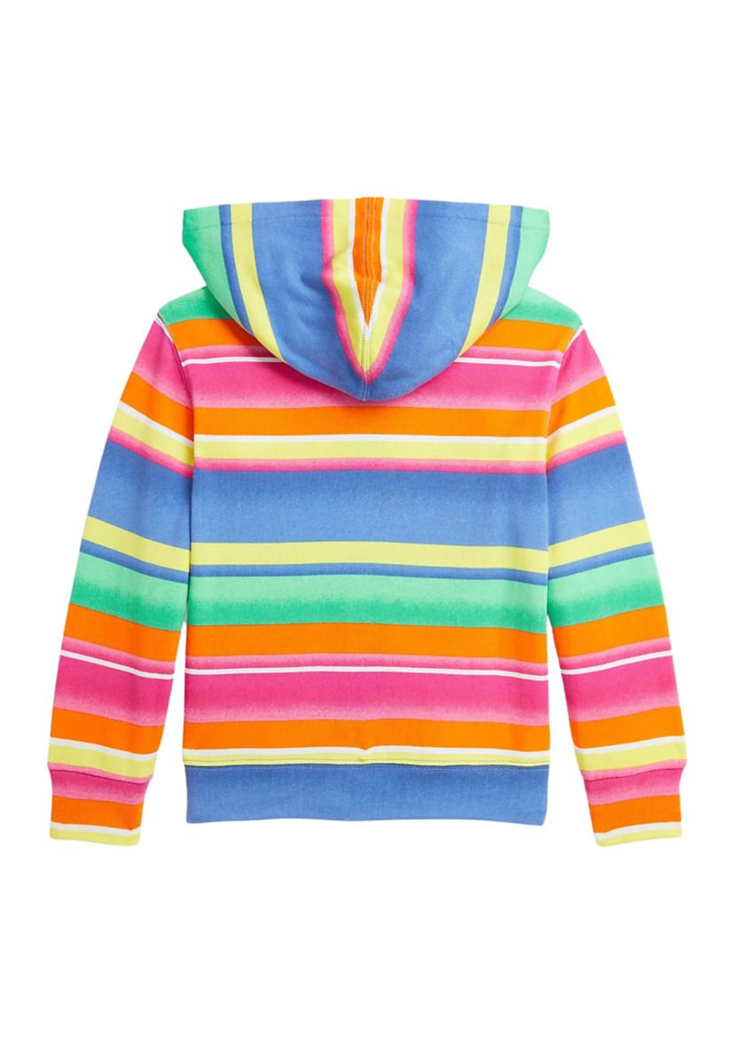 Boys 2-7 Striped Spa Terry Full Zip Hoodie