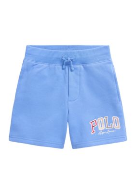 Ralph Lauren Childrenswear Boys 4 7 Madras Logo Fleece Shorts belk