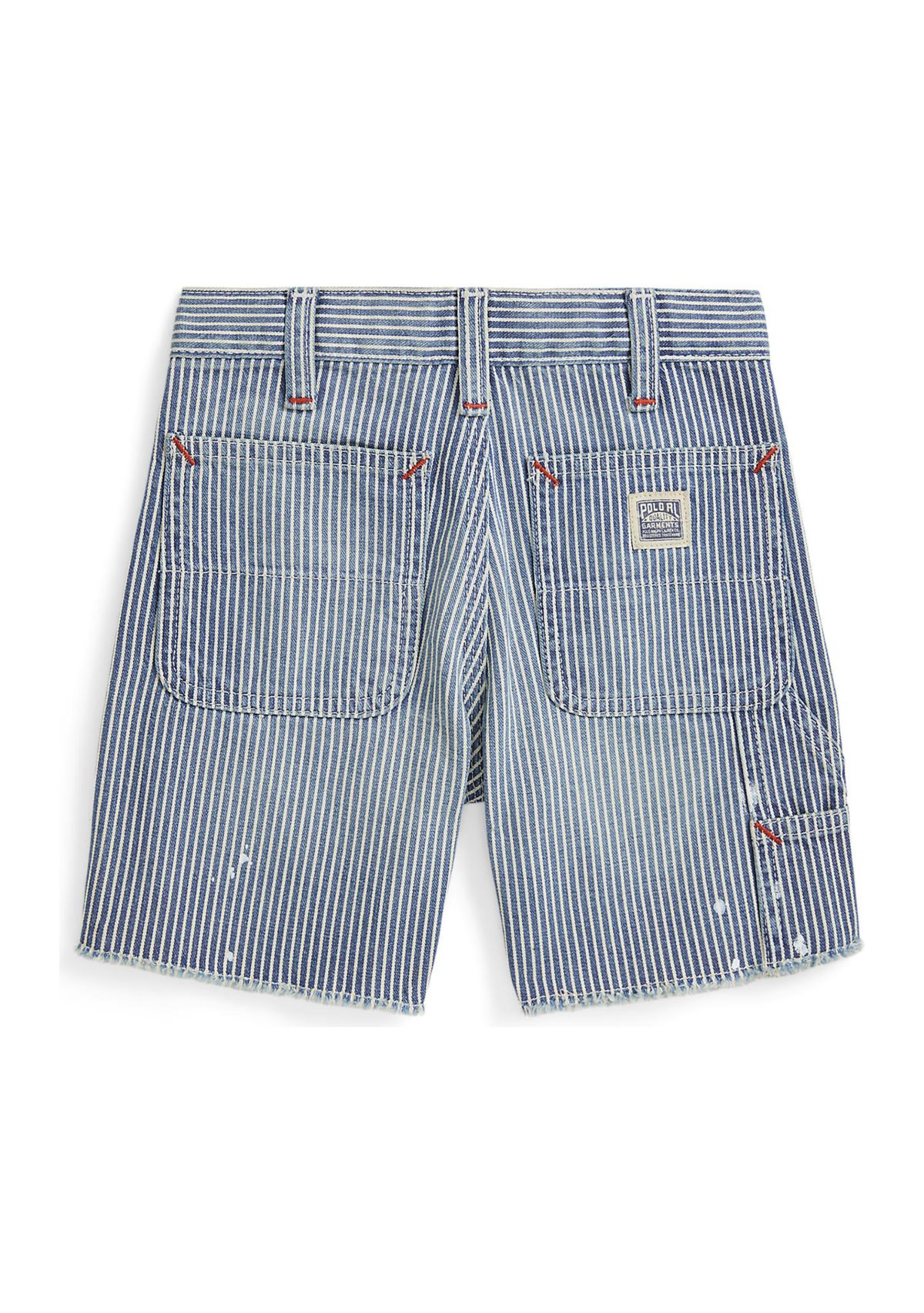 Boys 2-7 Indigo Striped Denim Carpenter Shorts