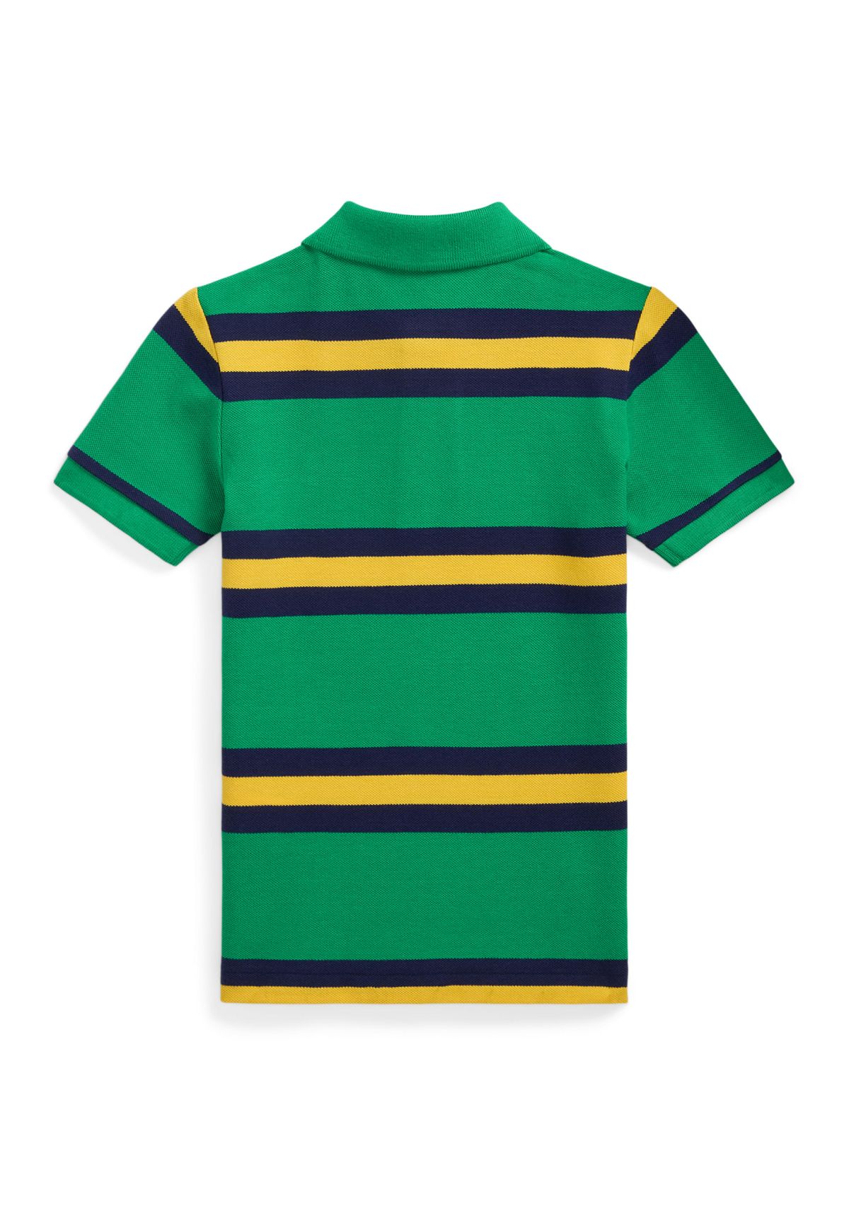 Boys 2-7 Striped Cotton Mesh Polo Shirt
