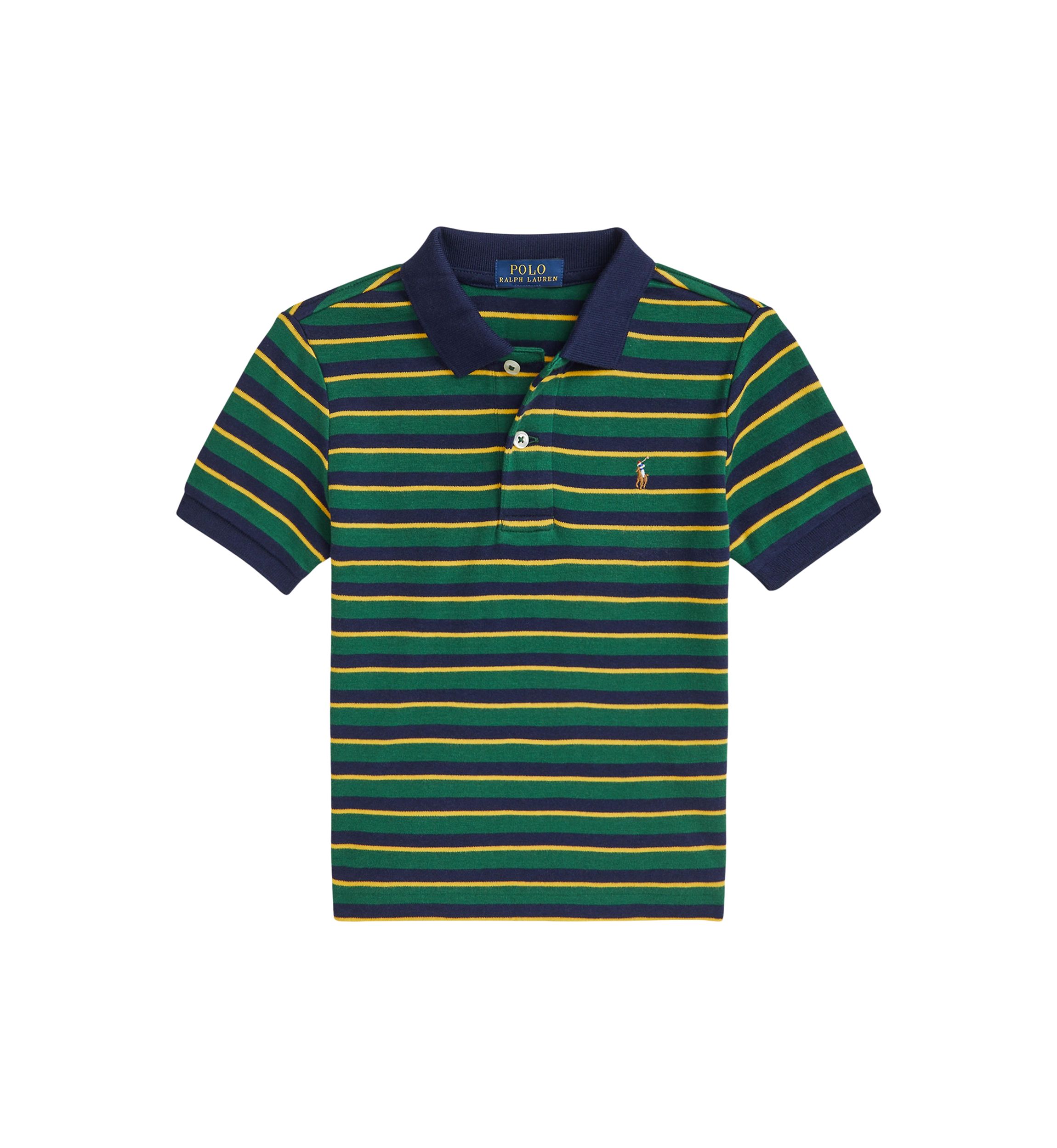 Boys 2-7 Striped Soft Cotton Polo Shirt
