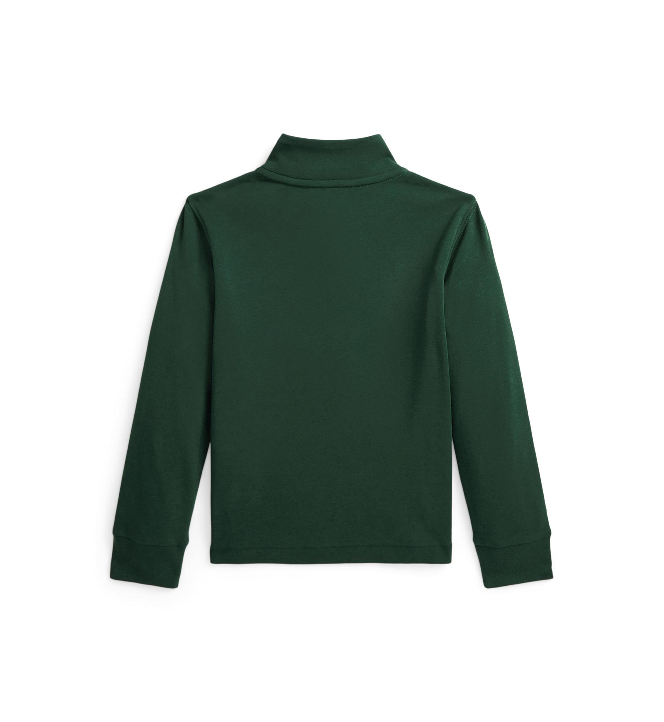 Boys 2-7 Cotton Interlock Quarter Zip Pullover Sweatshirt