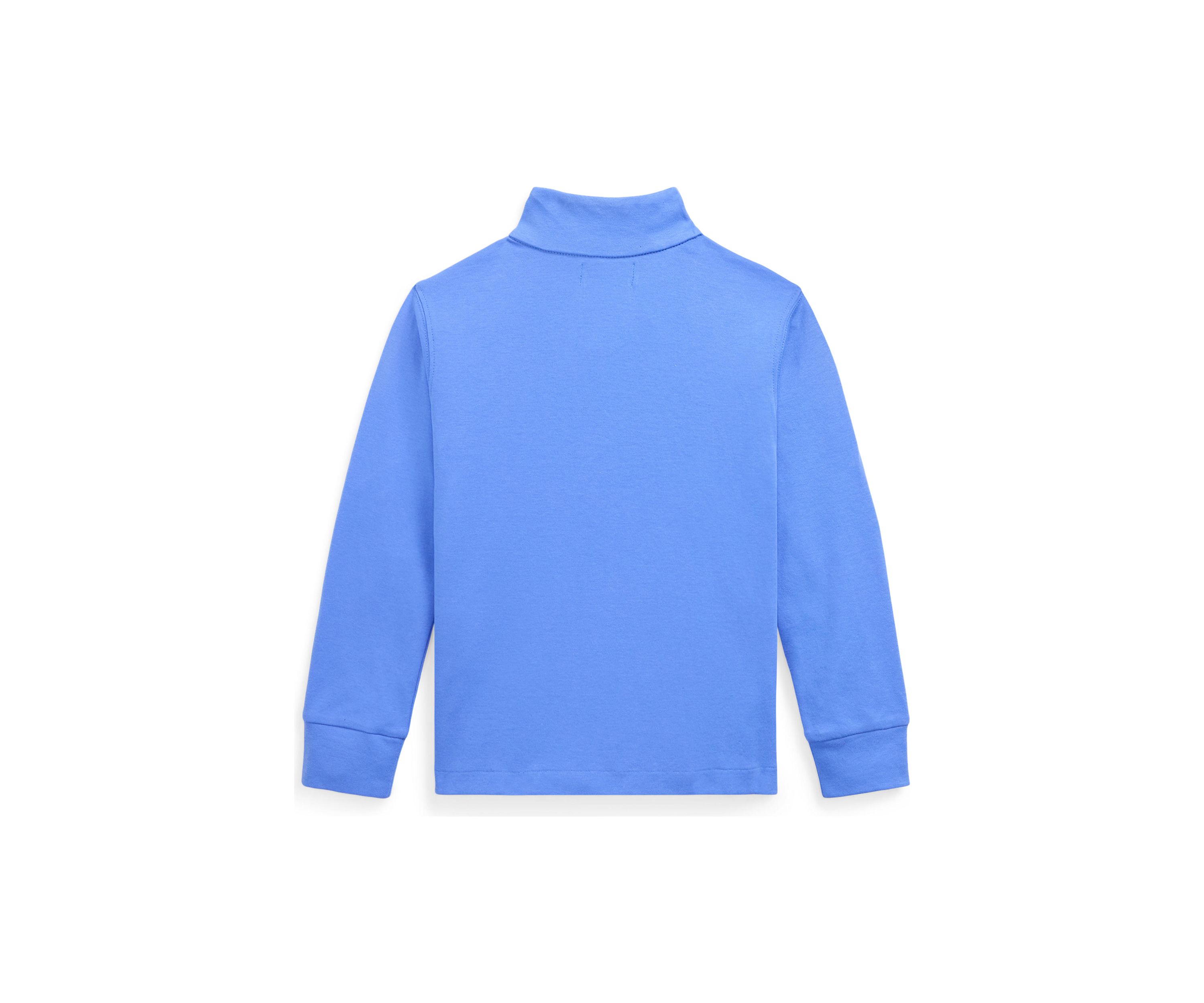Boys 2-7 Cotton Interlock Quarter-Zip Pullover
