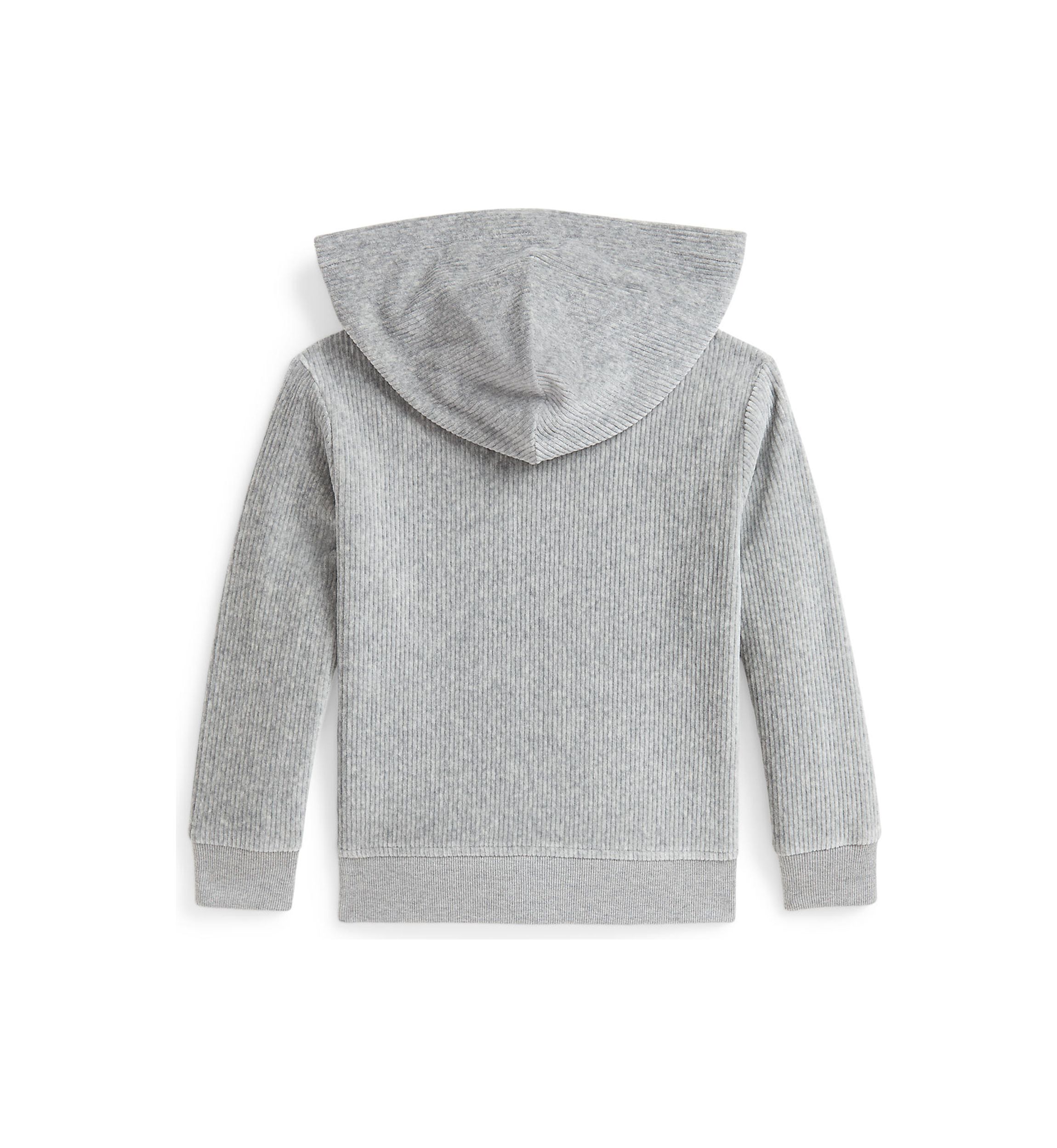 Boys 2-7 Knit Corduroy Full Zip Hoodie