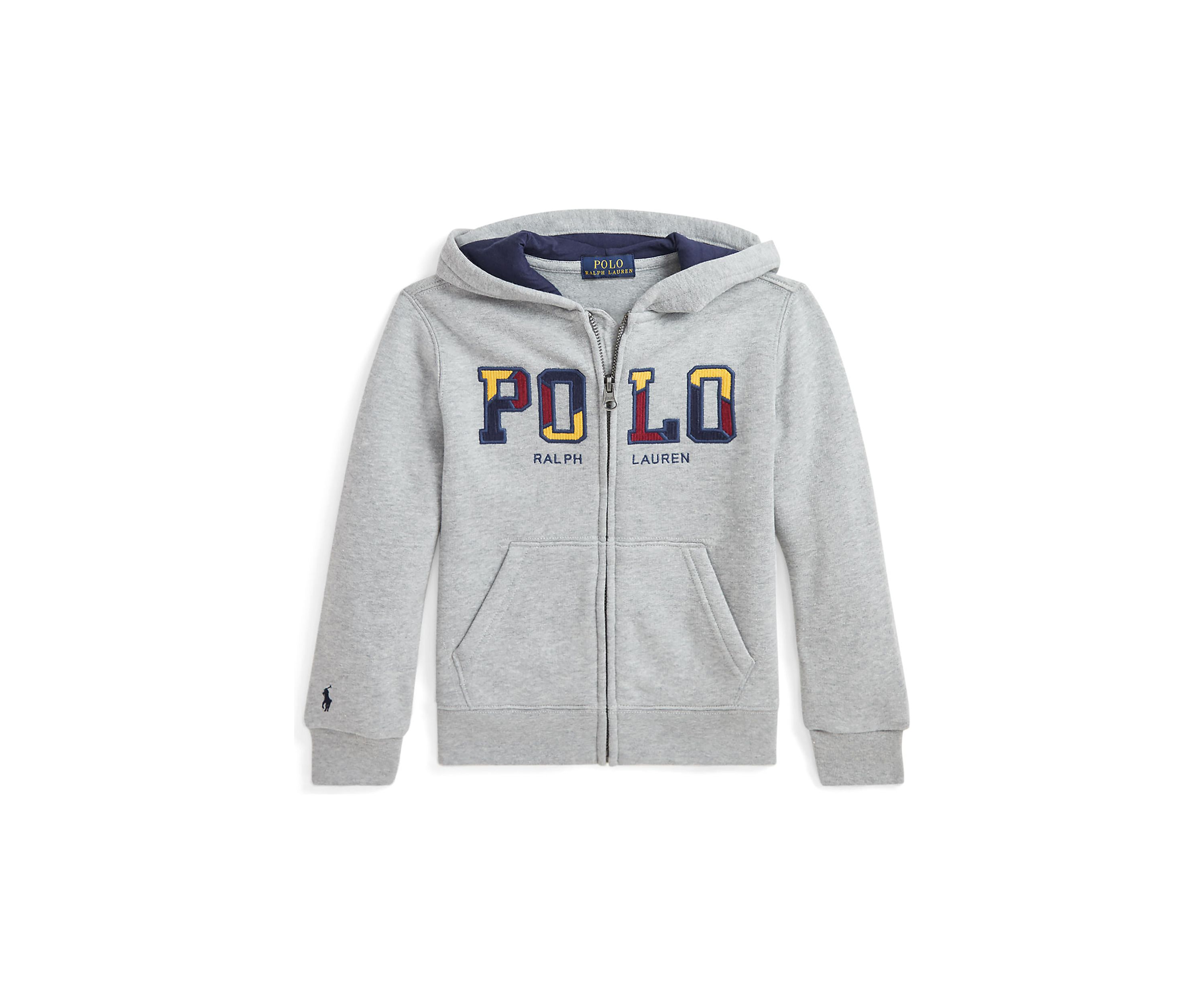 Boys 2-7 Corduroy Logo Fleece Full Zip Hoodie