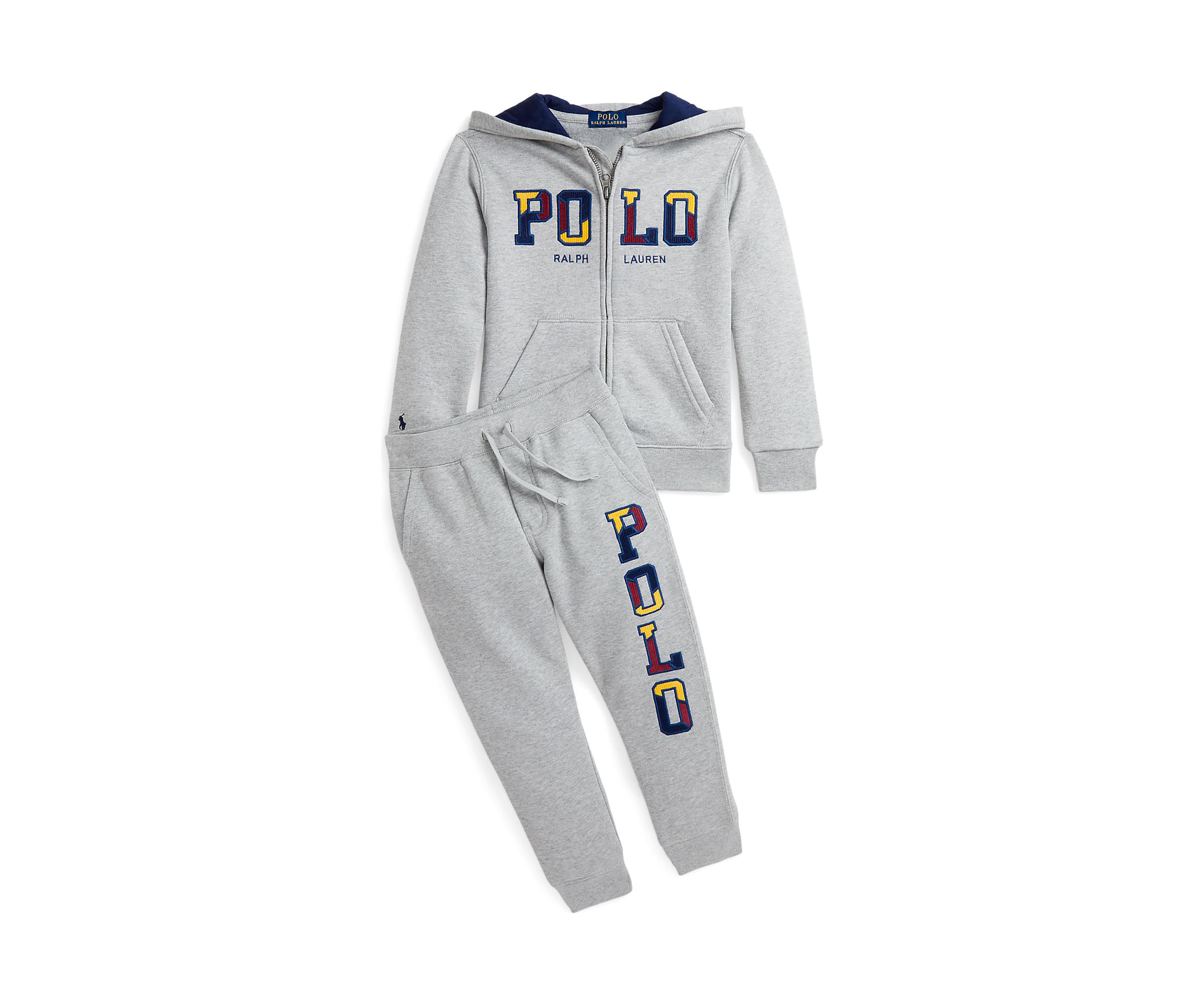 Boys 2-7 Corduroy Logo Fleece Full Zip Hoodie