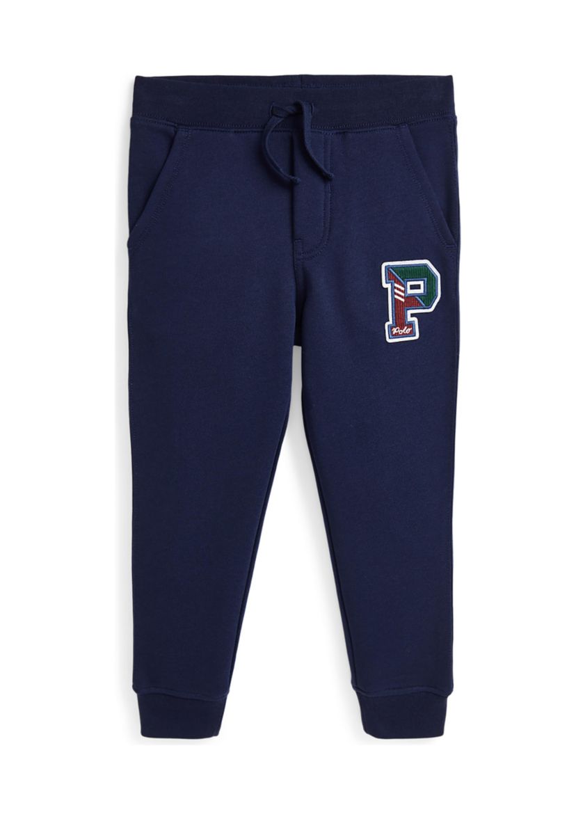 Boys 2-7 Fleece Letterman Jogger Pants